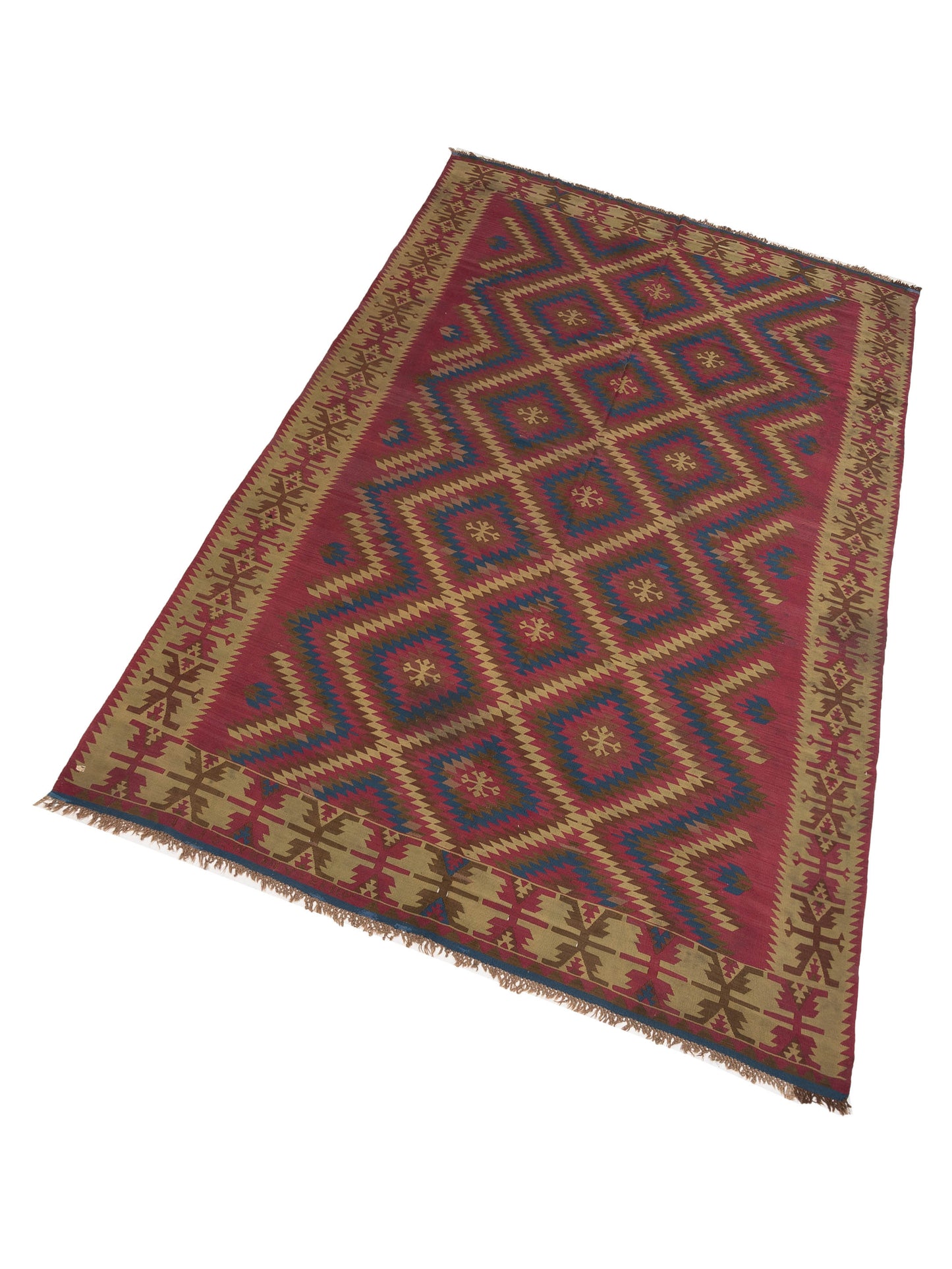 Kilvana Red Beige 7.8x12.11 Hand Woven Rug