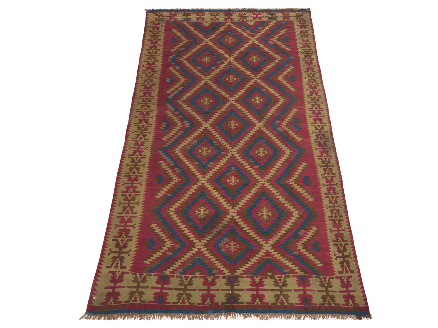 Kilvana Red Beige 7.8x12.11 Hand Woven Rug