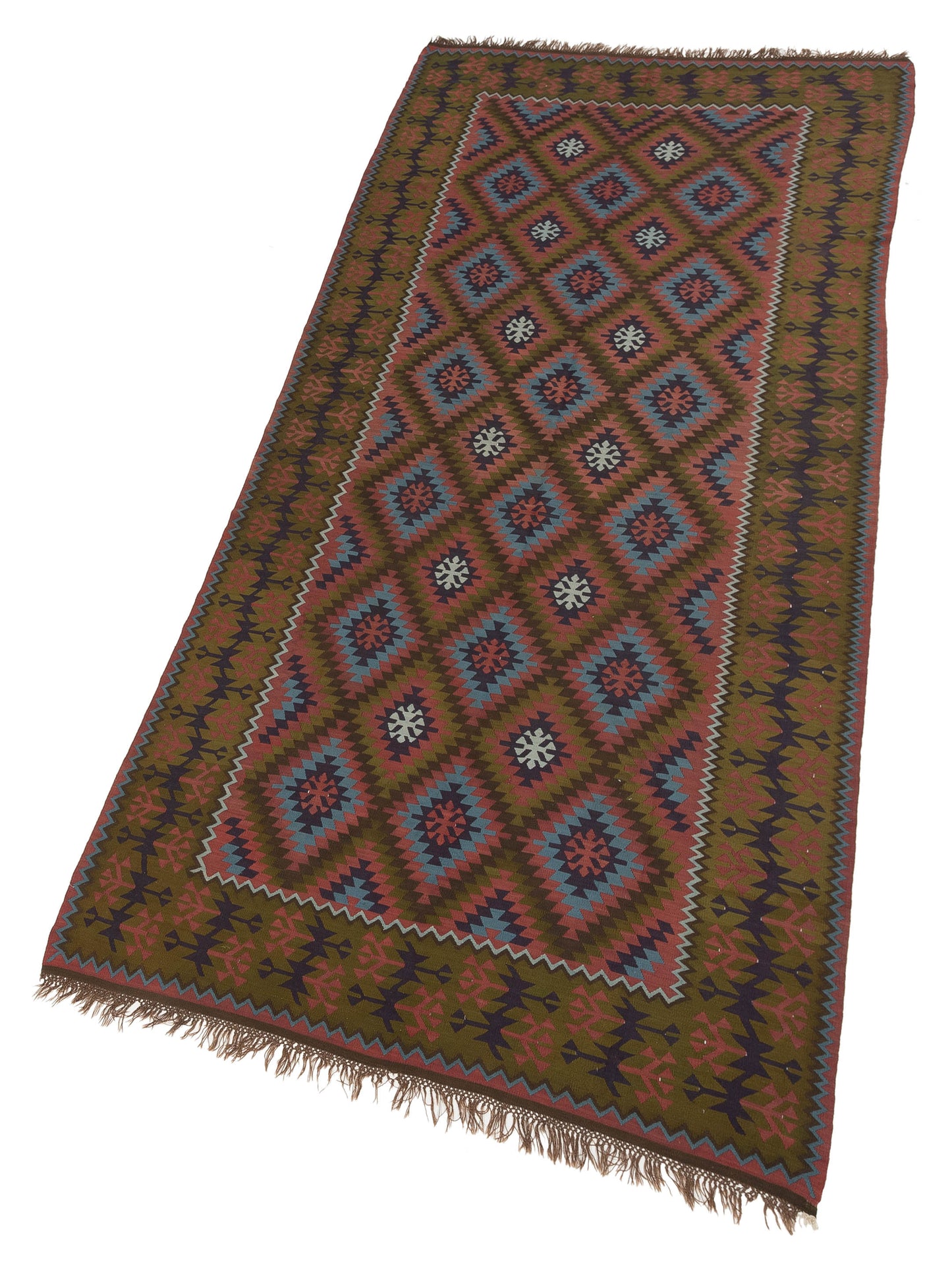 Blossara Kilim Multi 6x13 Hand Woven Rug