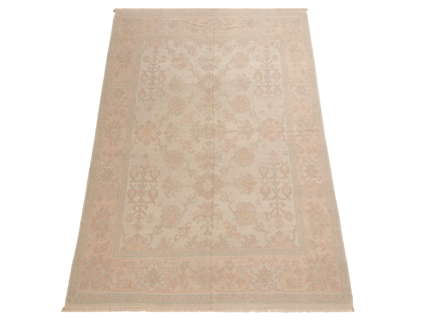 Kilvana Beige Cream 8.3x10 Hand Woven Rug