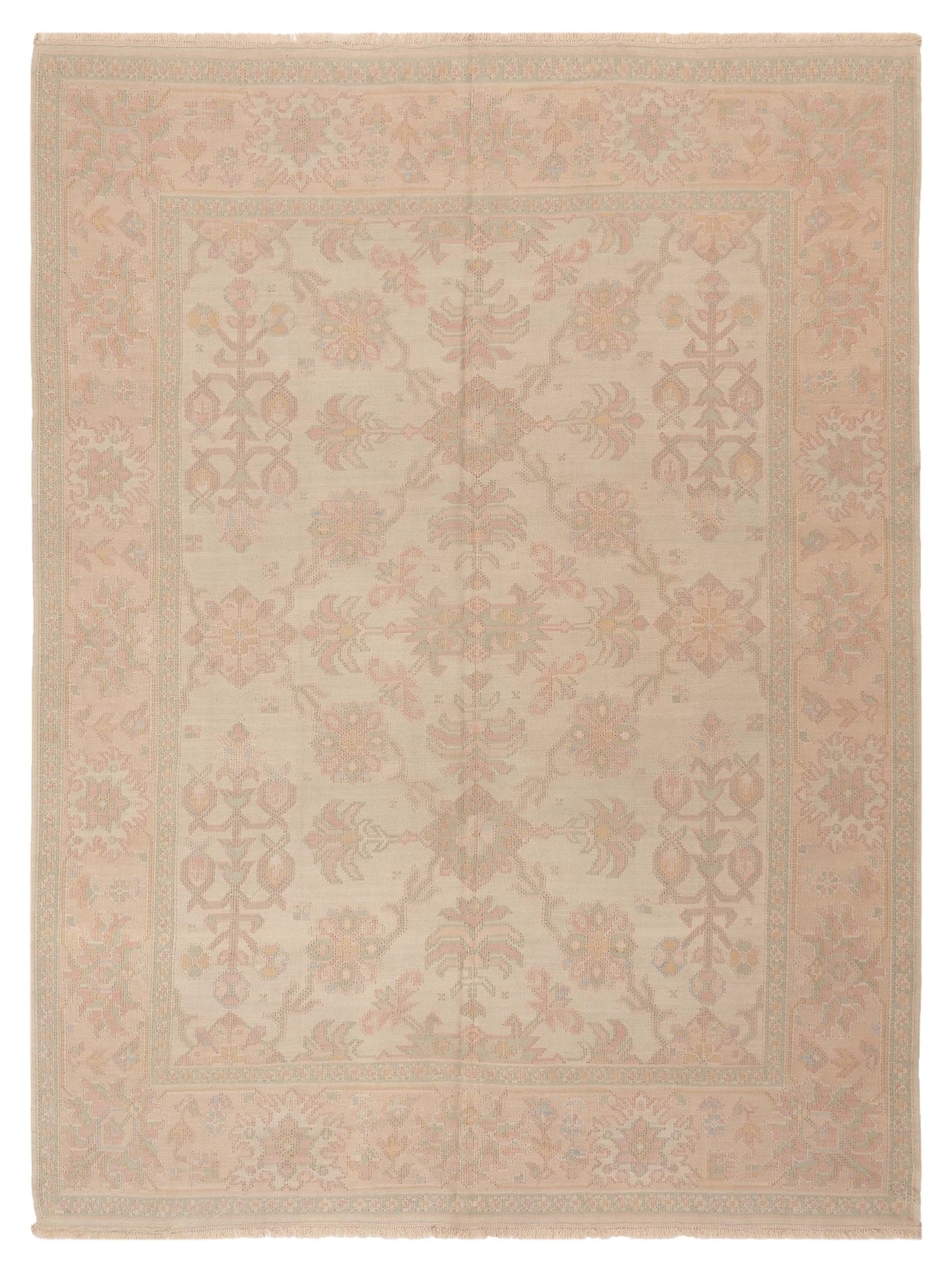 Pasha Transilvanian Kilim  Beige Cream Traditional