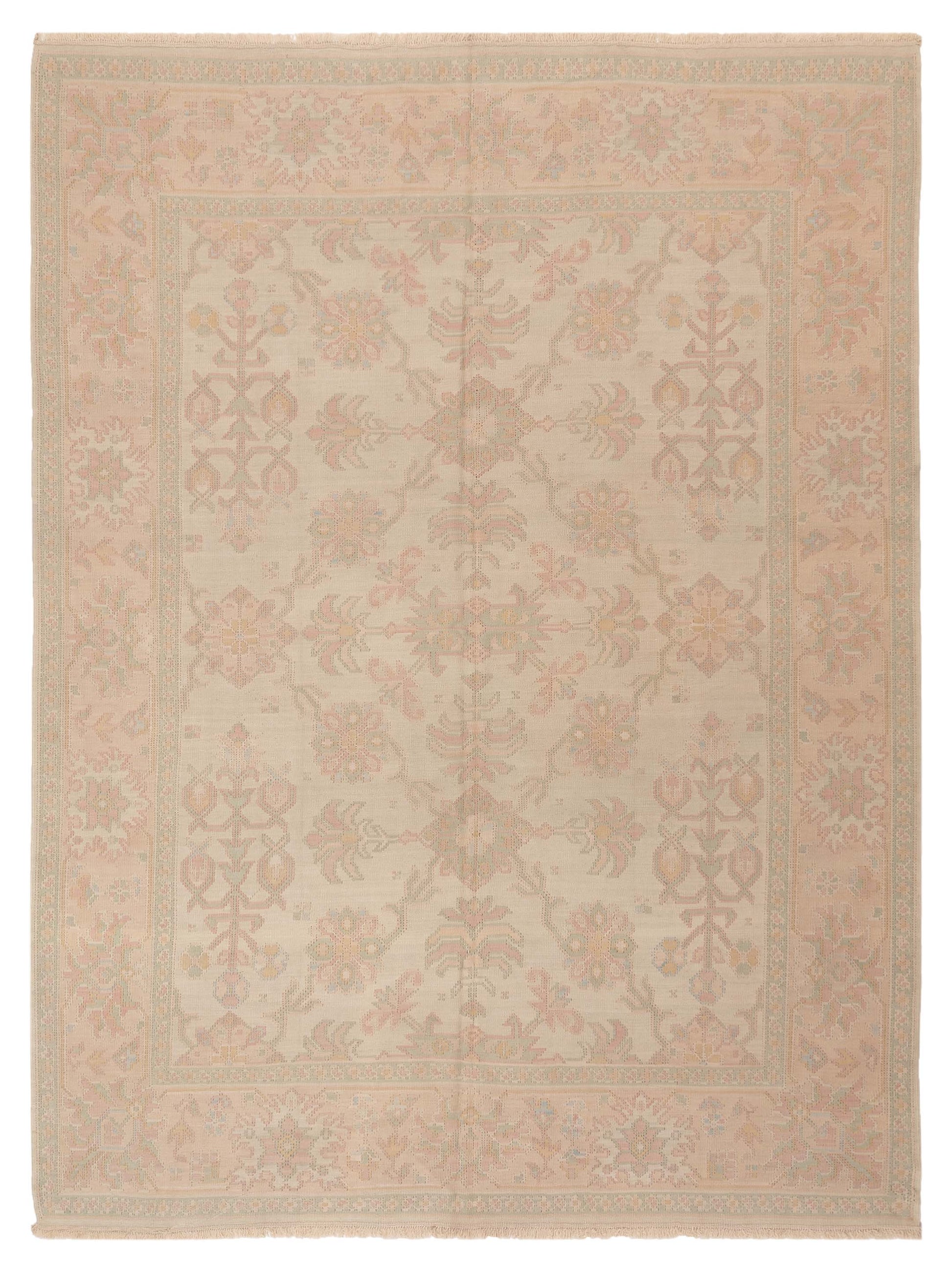 Pasha Transilvanian Kilim  Beige Cream Traditional