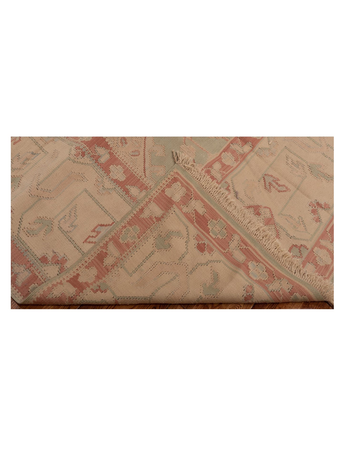 Kilvana Green Beige 11.2x15.6 Hand Woven Rug