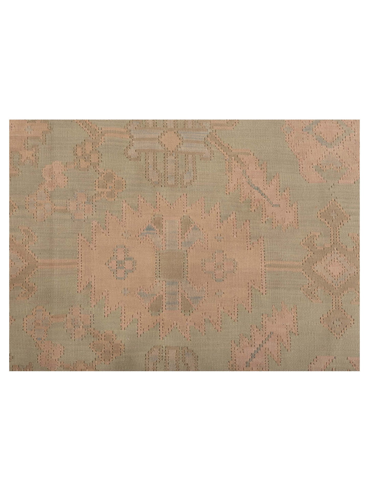 Kilvana Green Cream 7.10x10.8 Hand Woven Rug