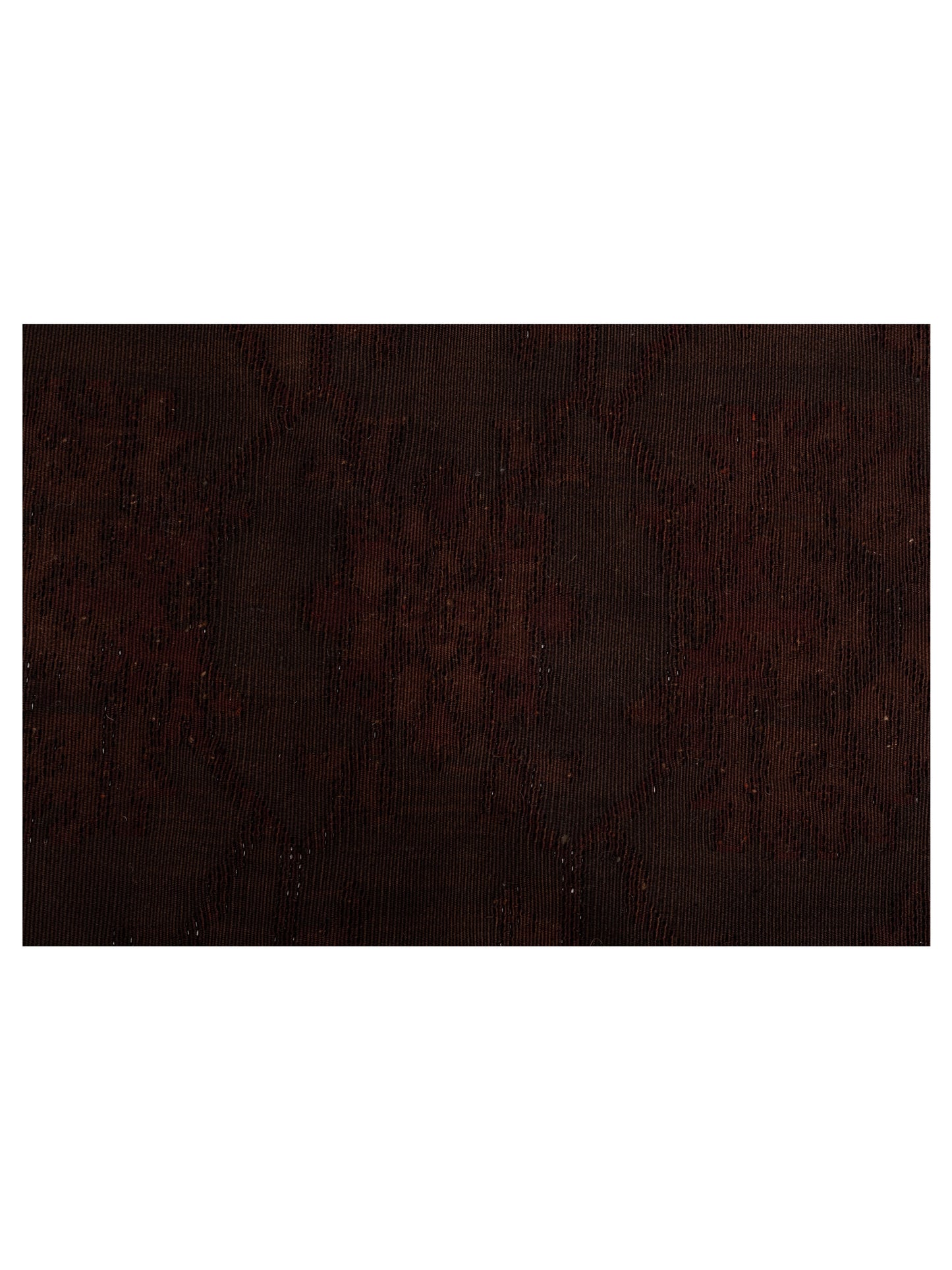 Vintage Dark Brown 6.7x10.1 Hand Knotted Rug