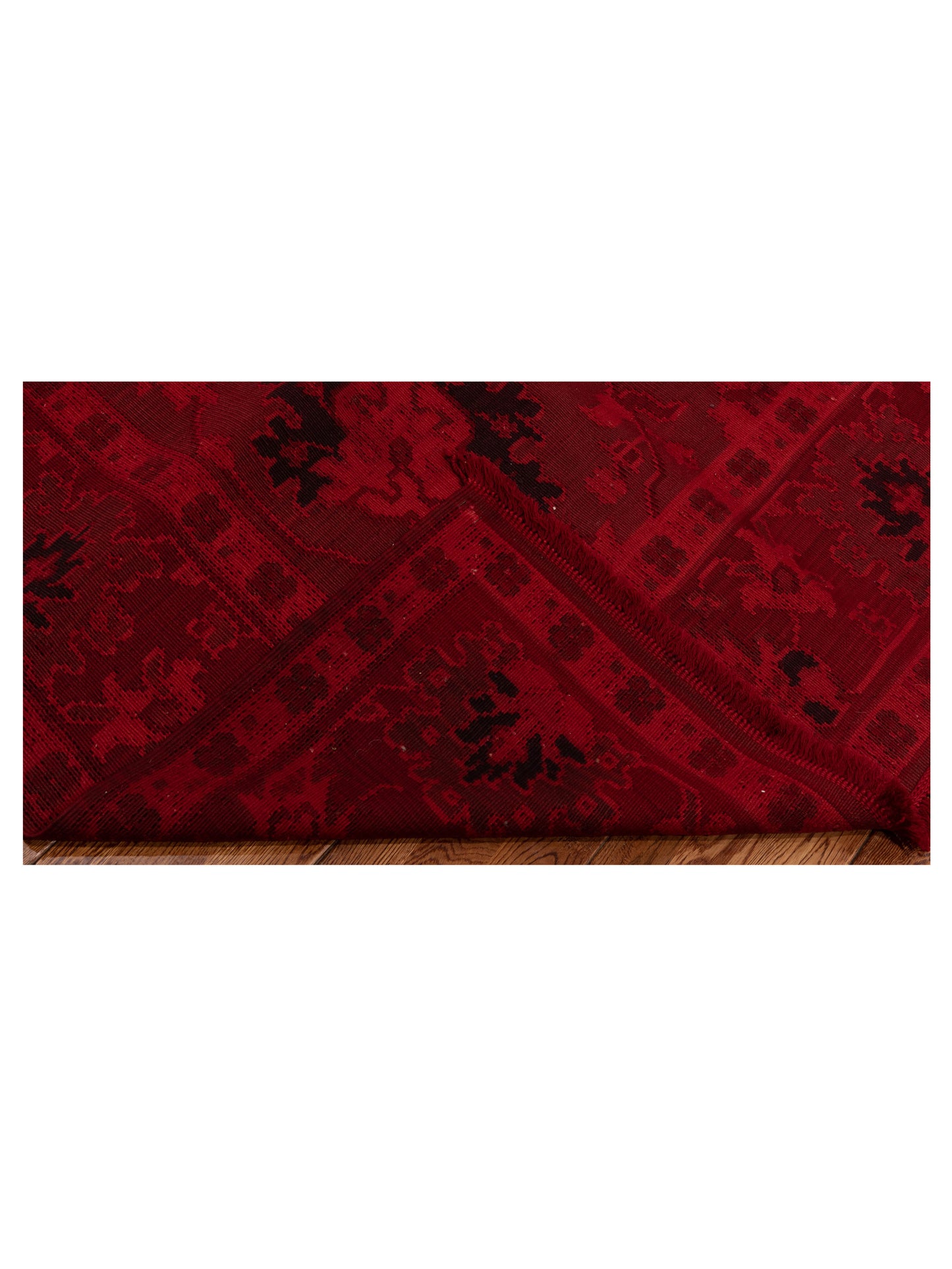 Vintage Red 6.8x10.1 Hand Knotted Rug