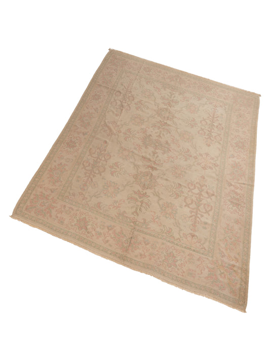 Kilvana Cream Light Brown 8x10.3 Hand Woven Rug