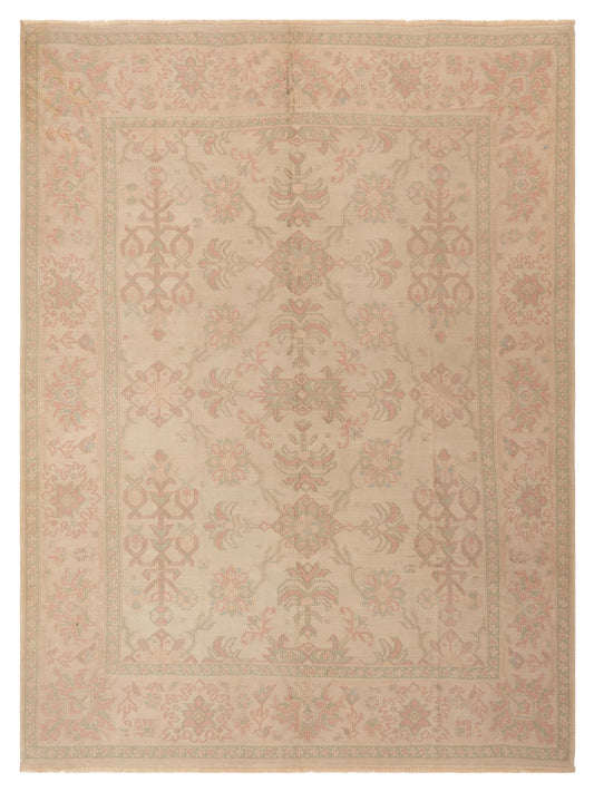 Pasha Transilvanian Kilim  Cream Light Brown Traditional