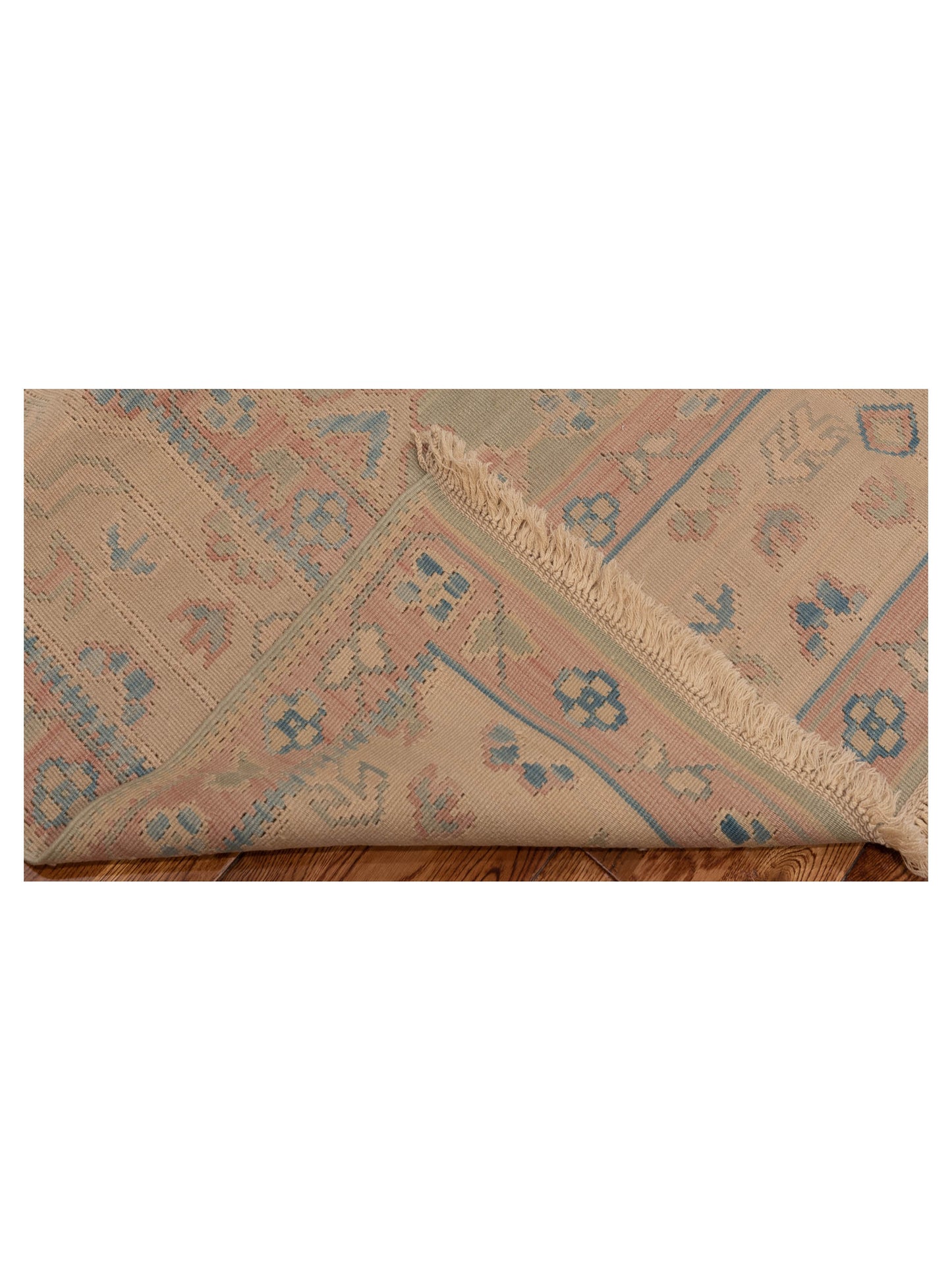 Kilvana Green Beige 8.2x10.9 Hand Woven Rug