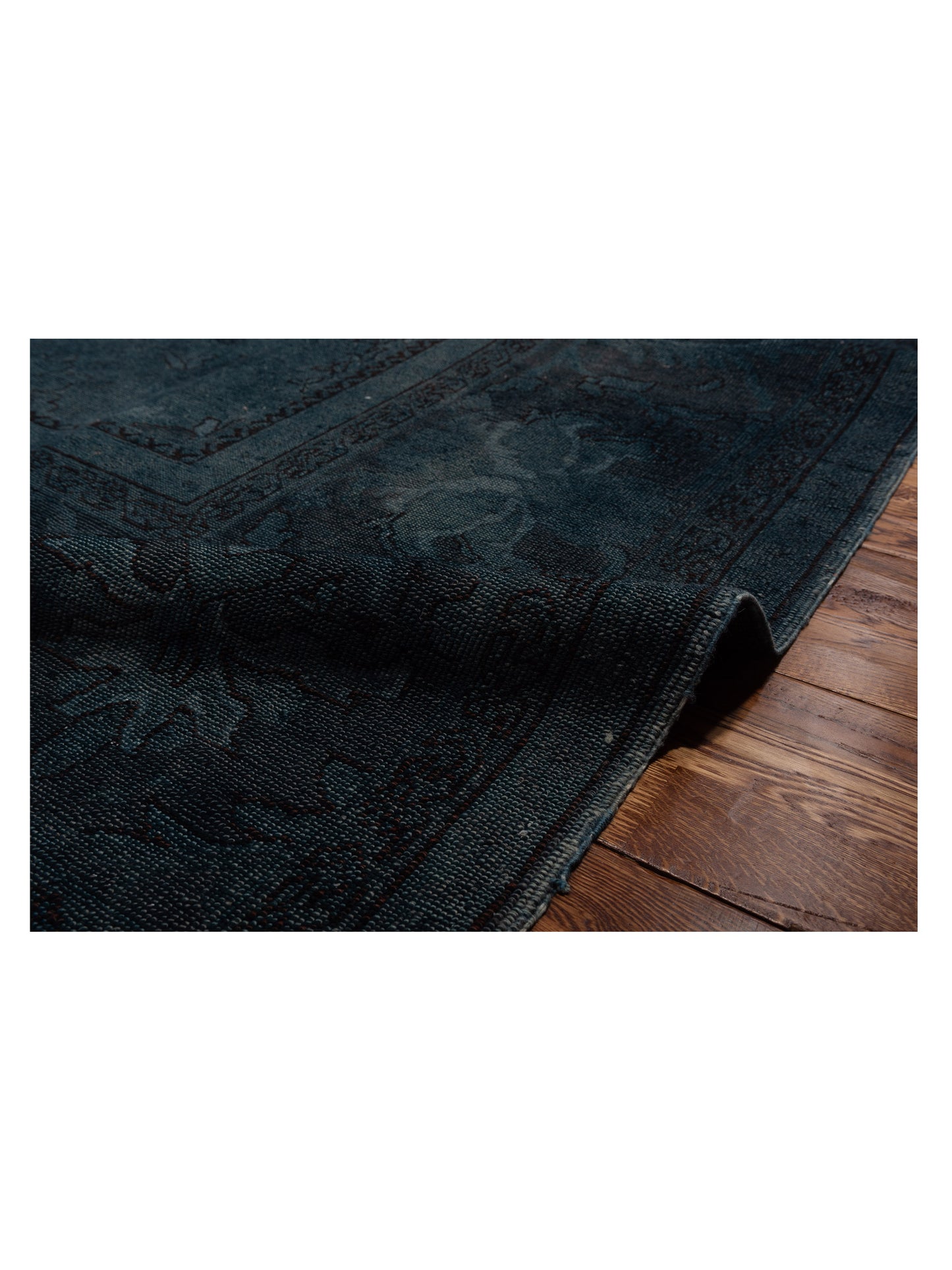 Vintage Navy 10.7x13.10 Hand Knotted Rug