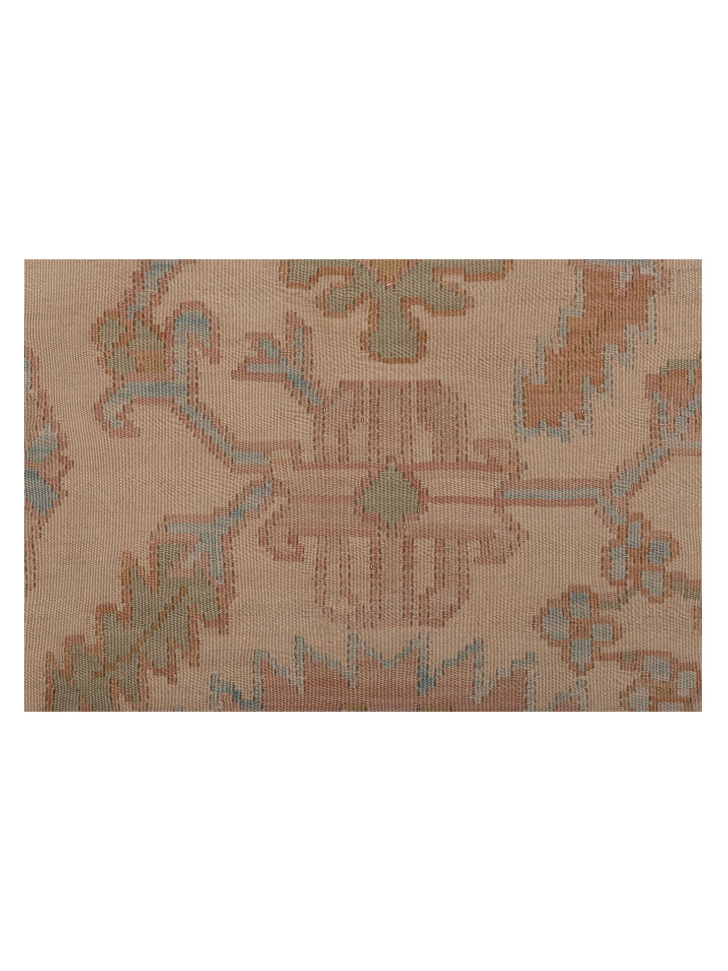 Kilvana Beige Blue 8.2x10.2 Hand Woven Rug
