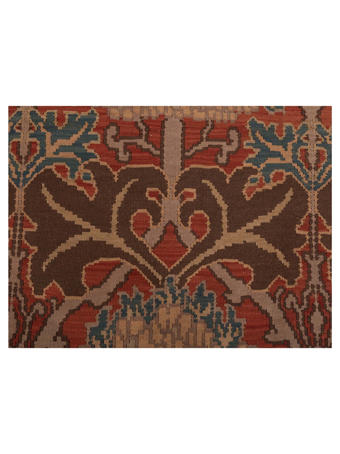 Kilvana Brown Rust 8.2x9.11 Hand Woven Rug