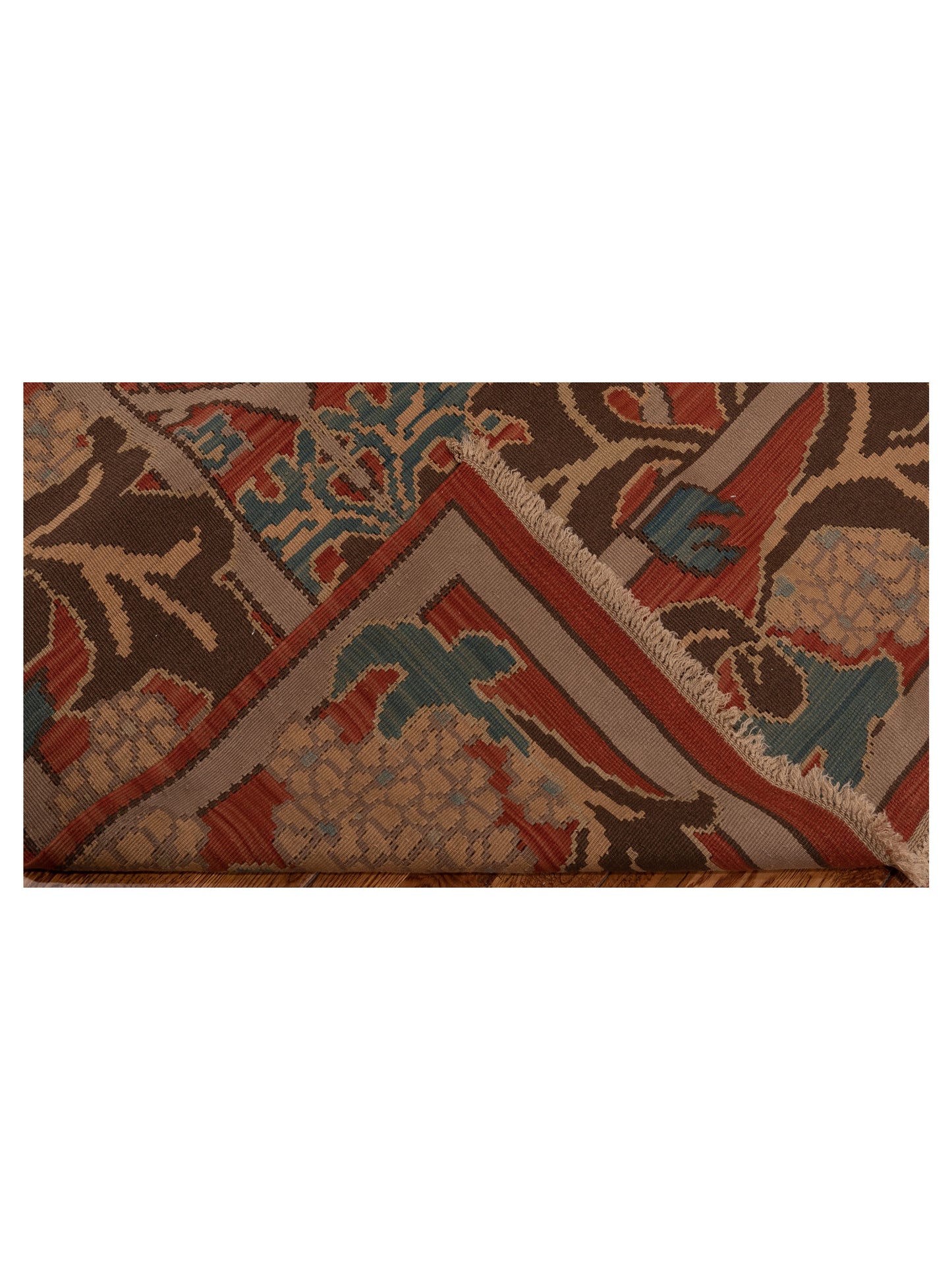 Kilvana Brown Rust 8.2x9.11 Hand Woven Rug