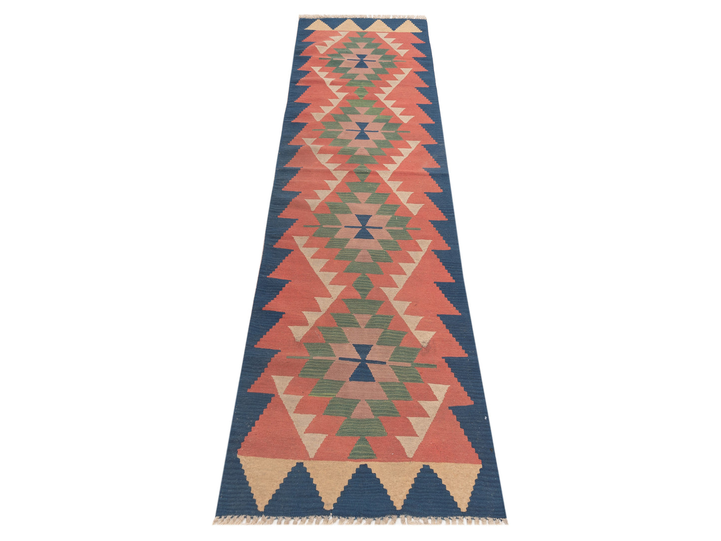 Kilim Multi 2.9x10 Hand Woven Rug