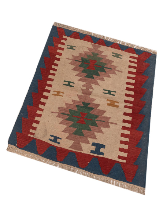 Kilim Multi 2.11x3.8 Hand Woven Rug