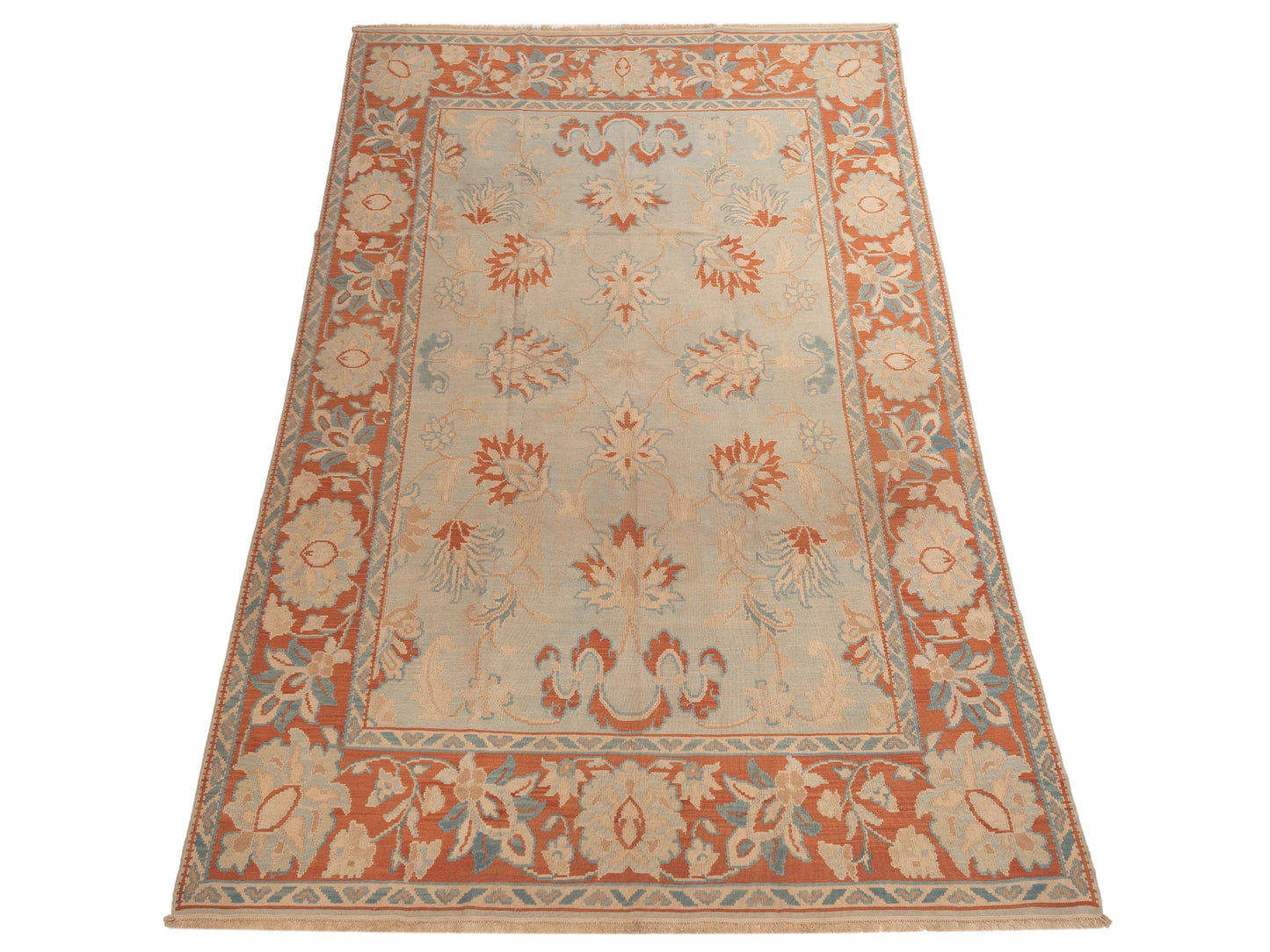 Kilvana Silver Rust 8.11x11.9 Hand Woven Rug