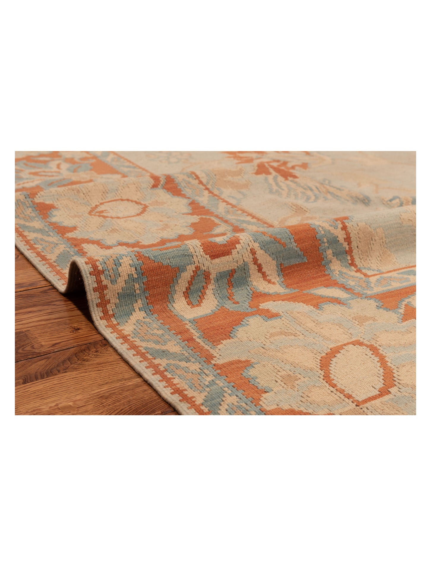 Kilvana Silver Rust 8.11x11.9 Hand Woven Rug