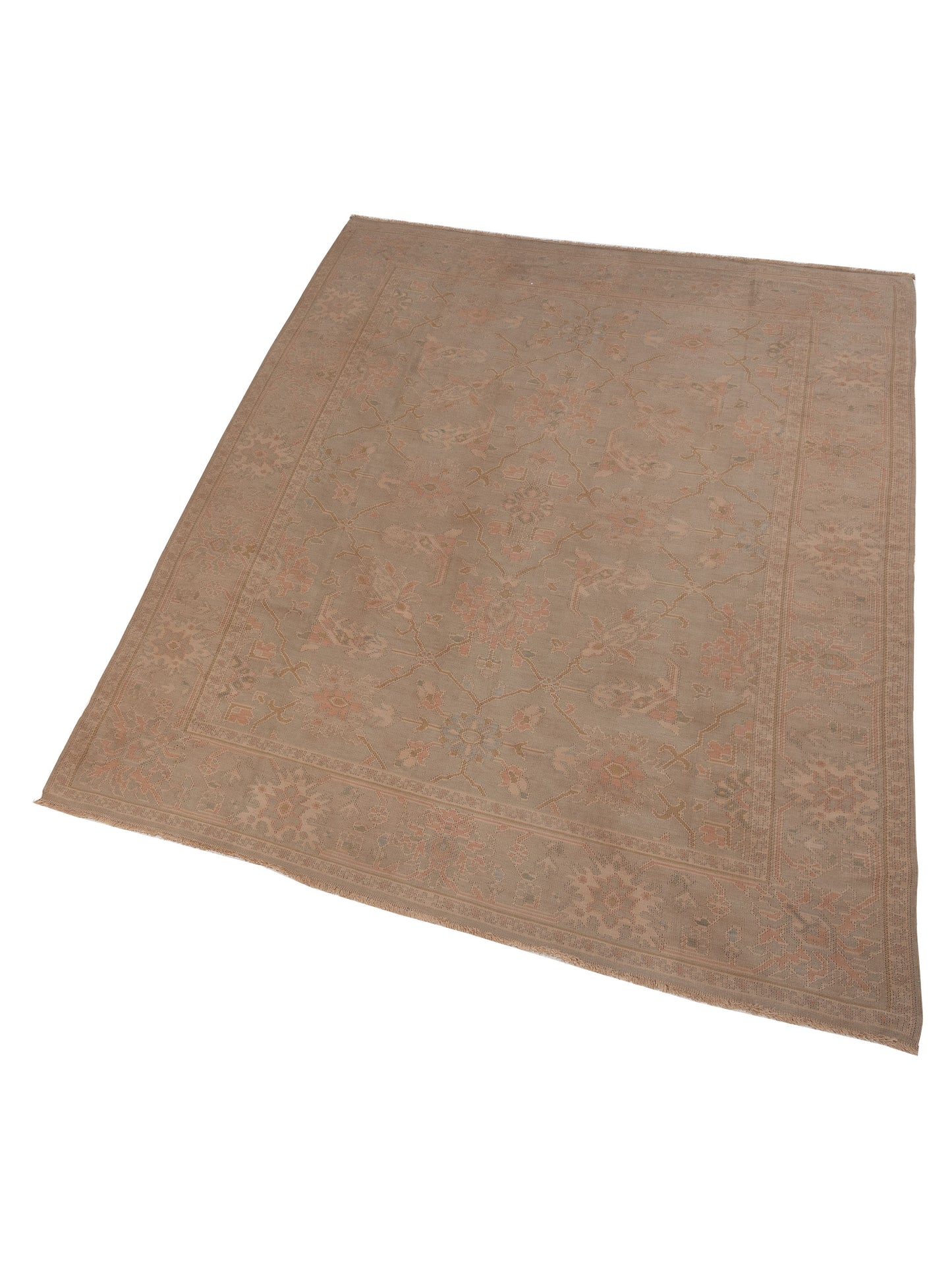 Kilvana Light Brown Light Brown 9x11.9 Hand Woven Rug