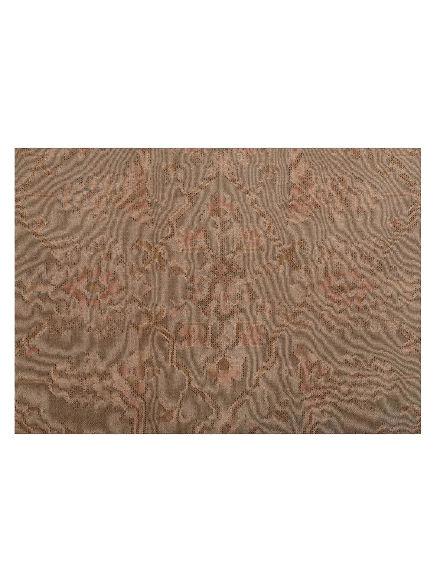 Kilvana Light Brown Light Brown 9x11.9 Hand Woven Rug
