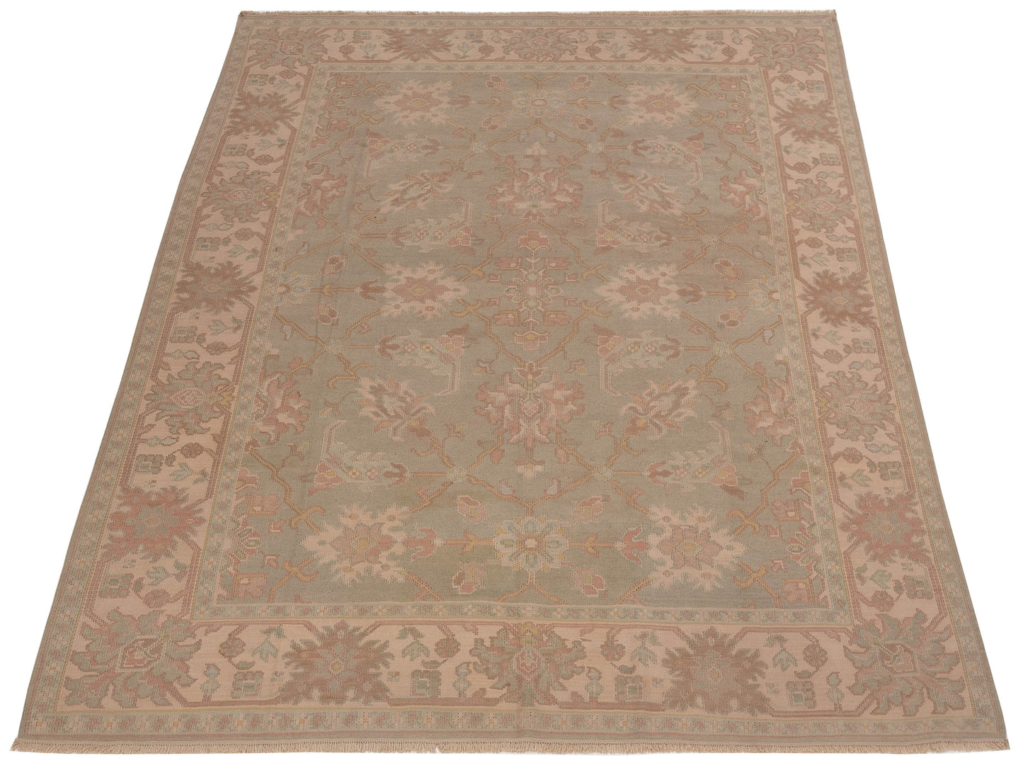 Kilvana Silver Ivory 9.1x11.8 Hand Woven Rug