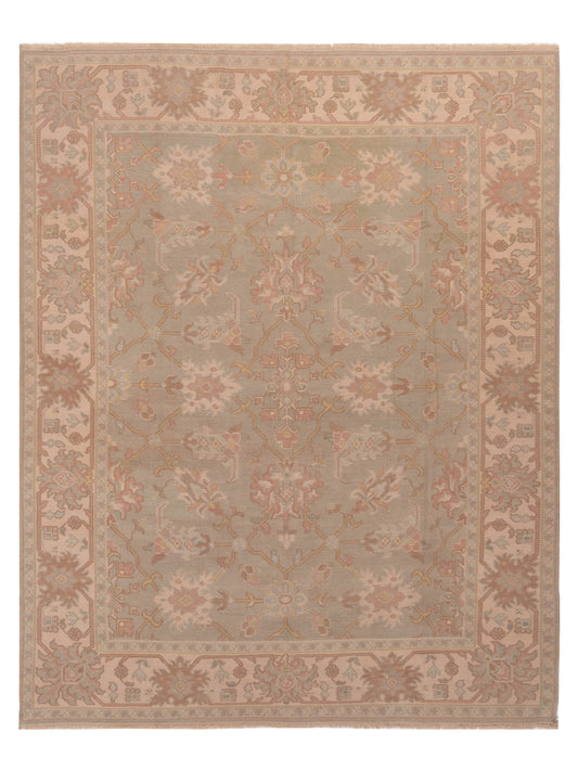 Pasha Transilvanian Kilim  Silver Ivory Traditional