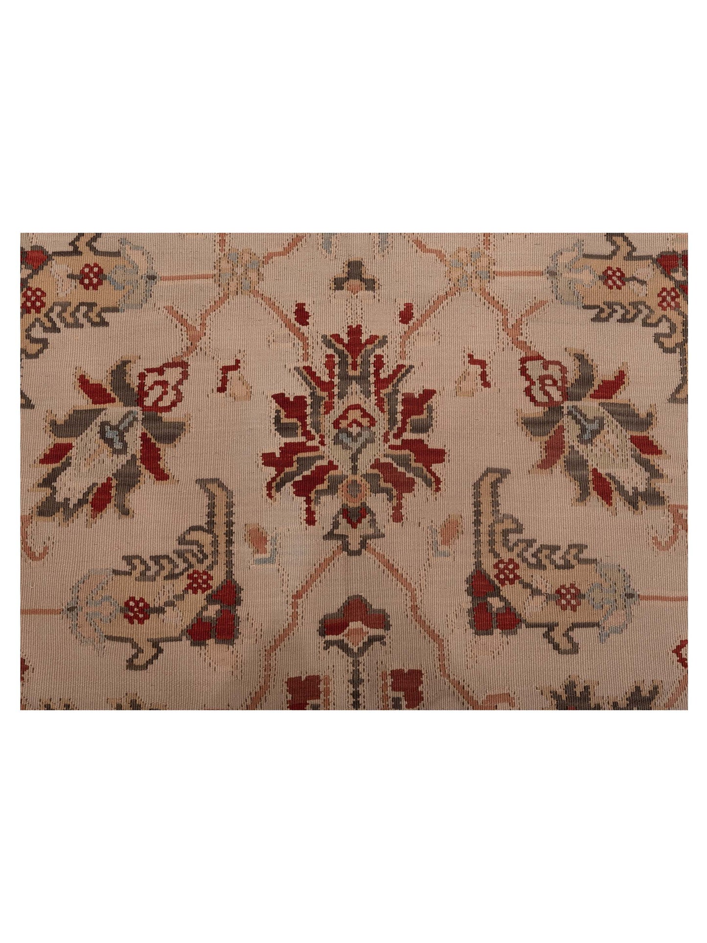 Kilvana Beige Brown 5.8x8 Hand Woven Rug