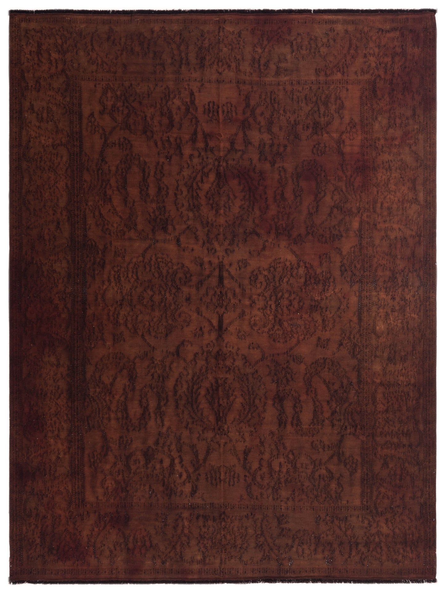 Pasha Transilvanian Kilim  Dark Brown  Traditional