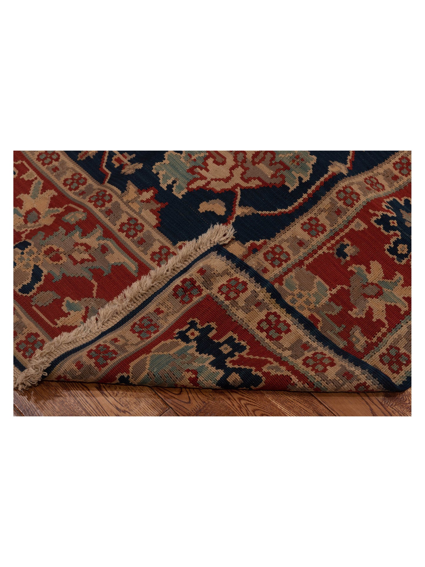 Kilvana Navy Red 6.6x10.2 Hand Woven Rug
