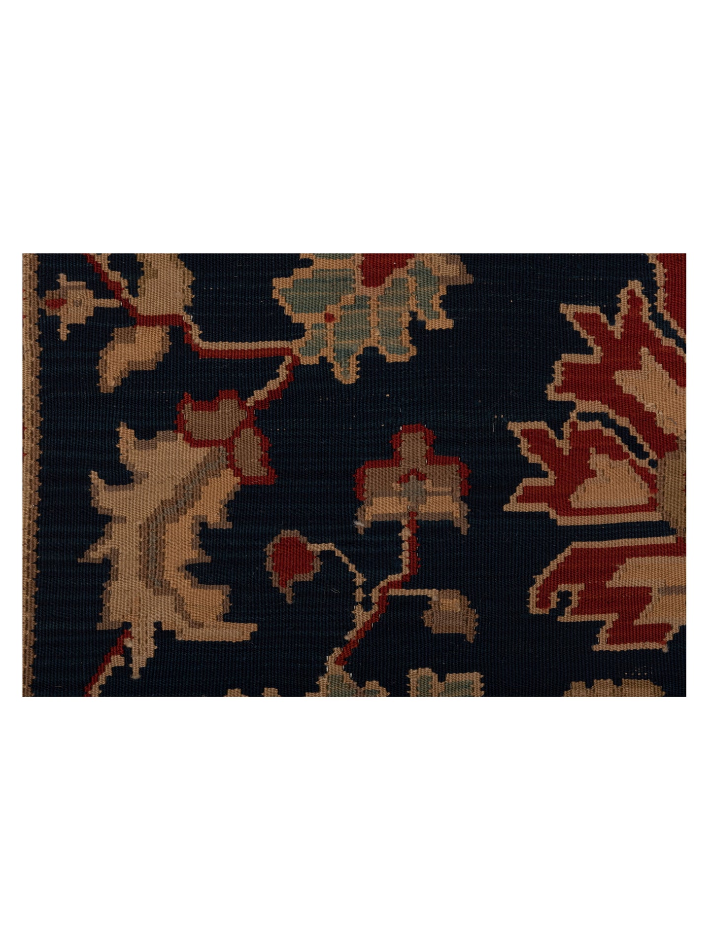 Kilvana Navy Red 6.6x10.2 Hand Woven Rug