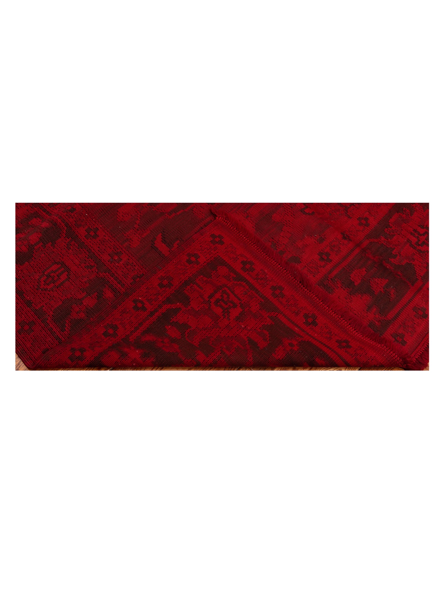 Vintage Red 6.6x6.11 Hand Knotted Rug