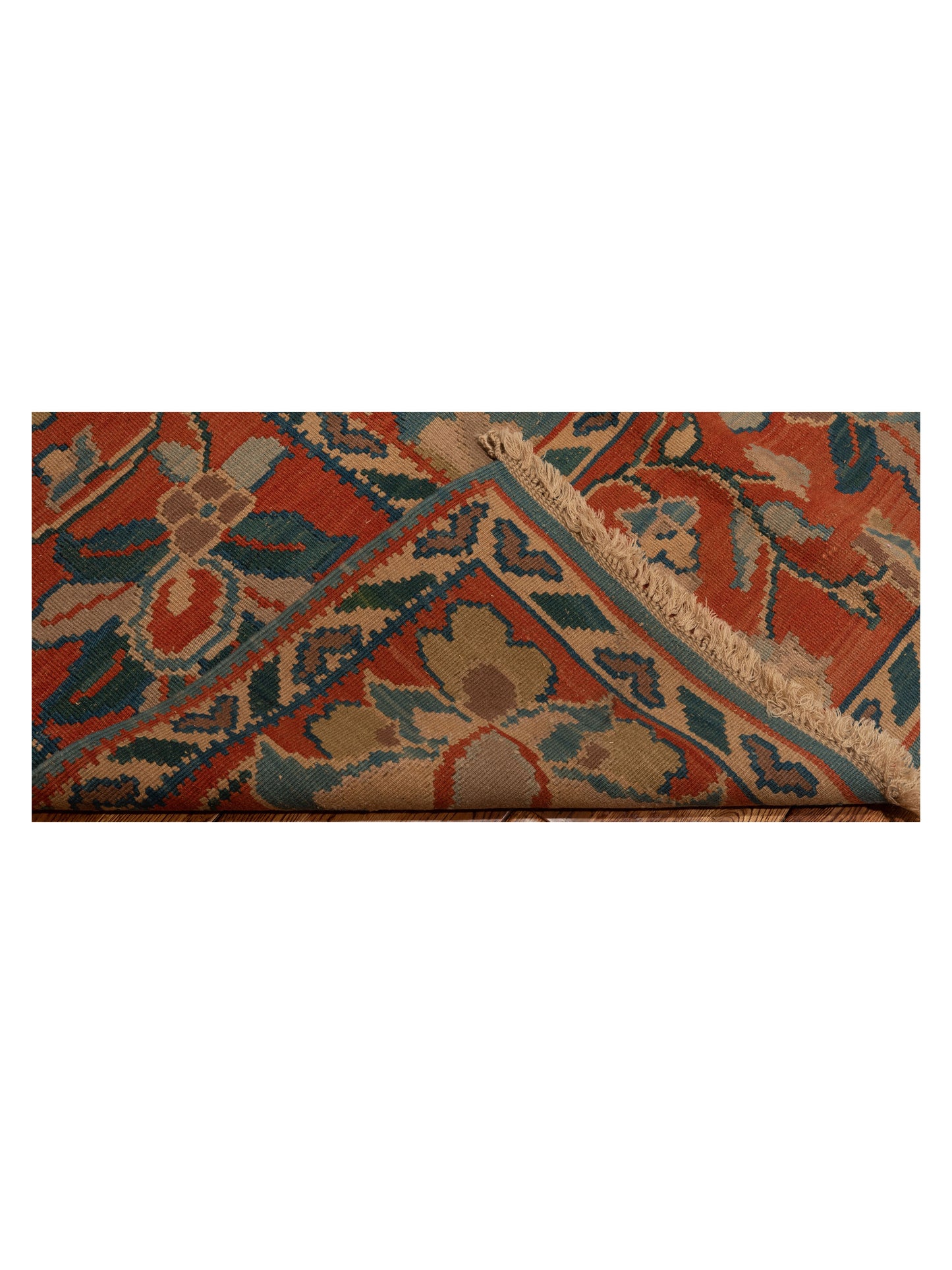 Kilvana Blue Rust 9.3x12.2 Hand Woven Rug