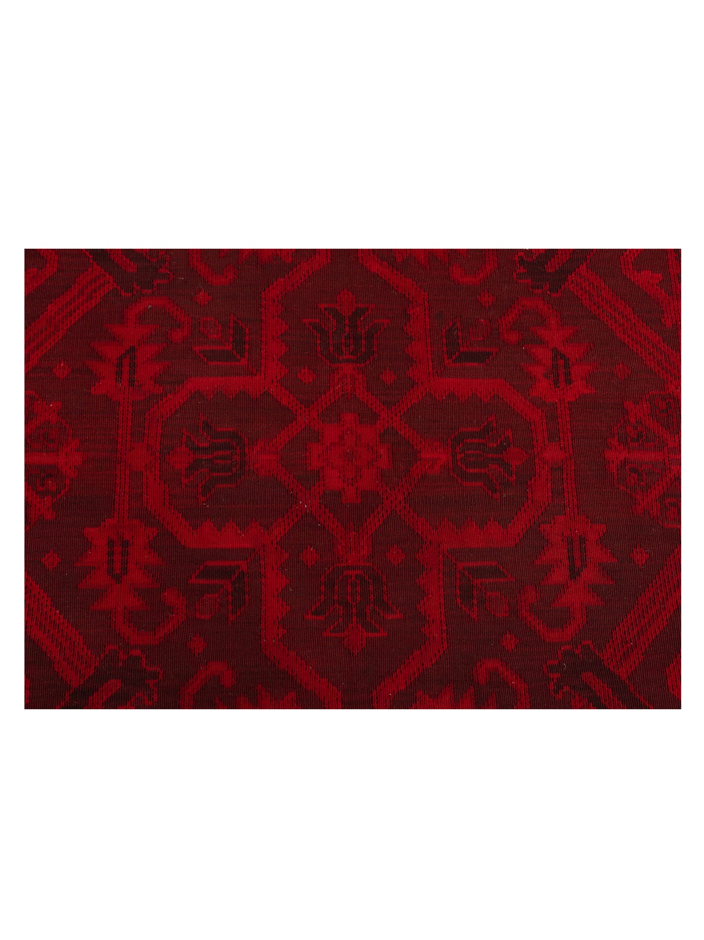 Vintage Red 5.7x7.10 Hand Knotted Rug