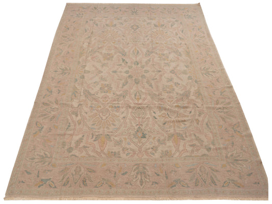 Kilvana Beige Cream 8.11x11.5 Hand Woven Rug
