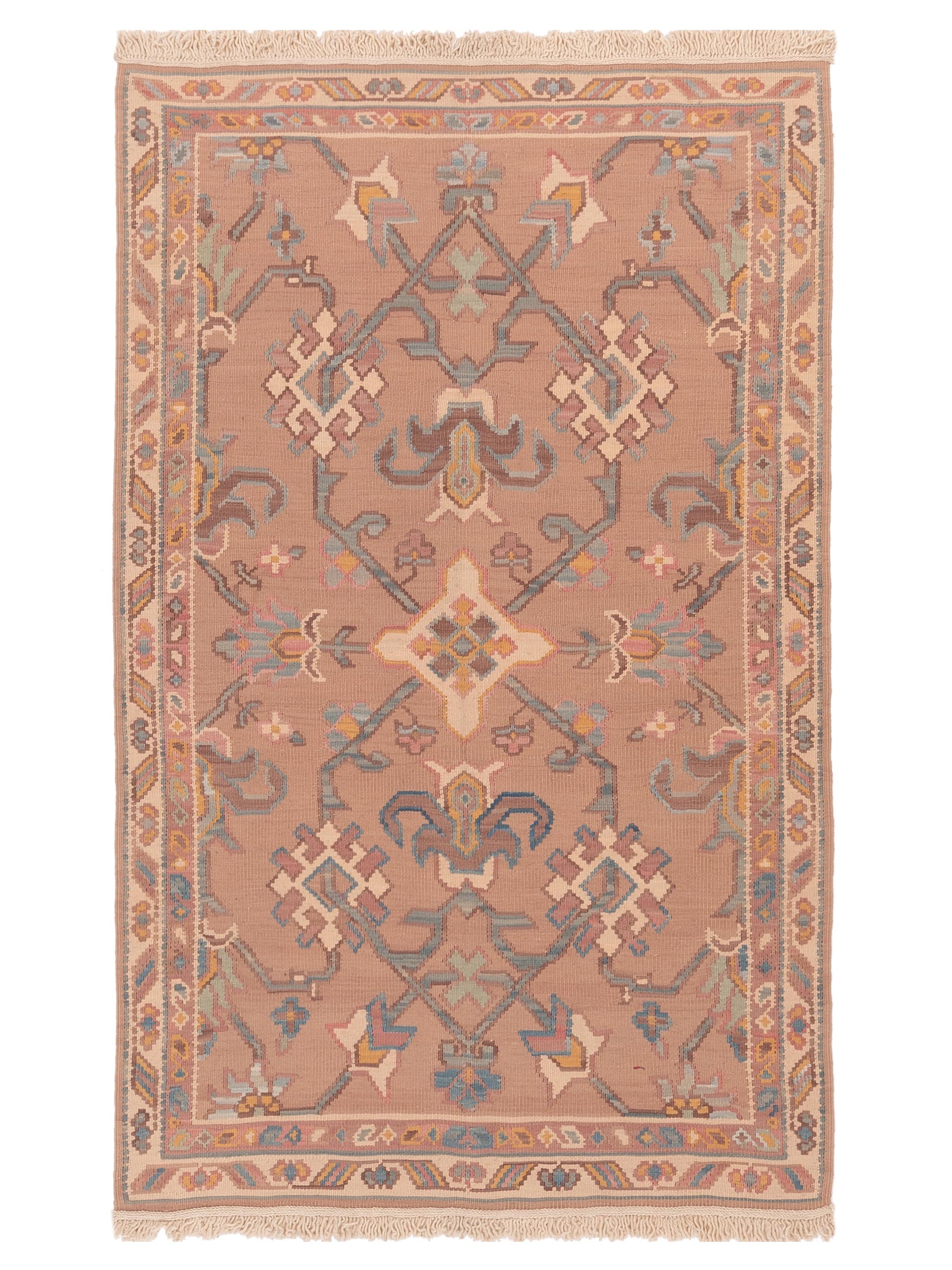 Pasha Transilvanian Kilim  Pink  Traditional