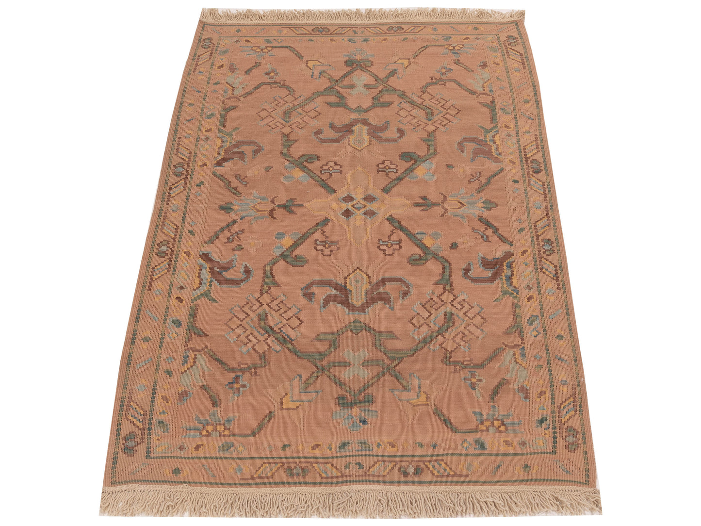 Kilvana Pink 4x6.2 Hand Woven Rug