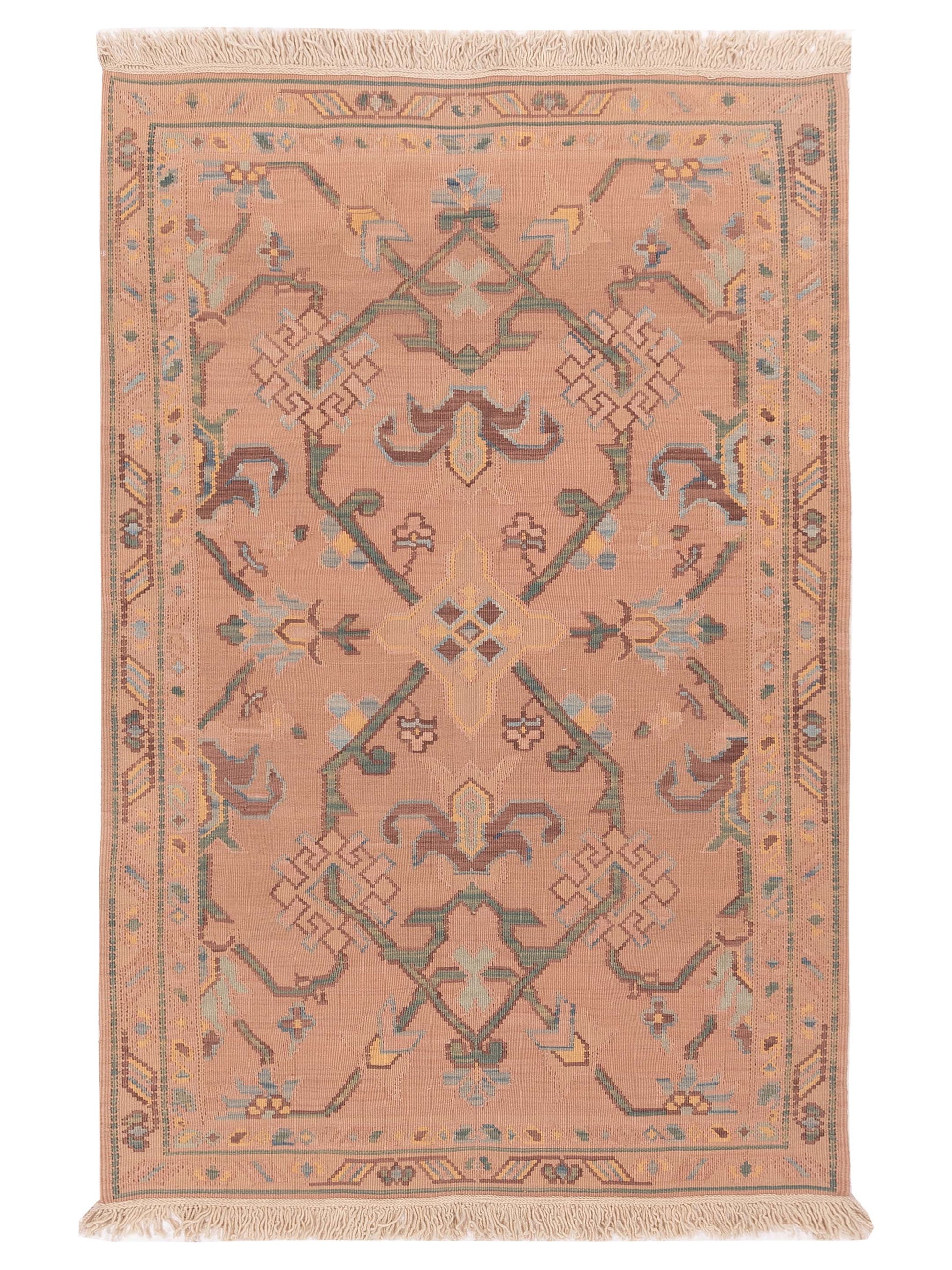 Pasha Transilvanian Kilim  Pink  Traditional