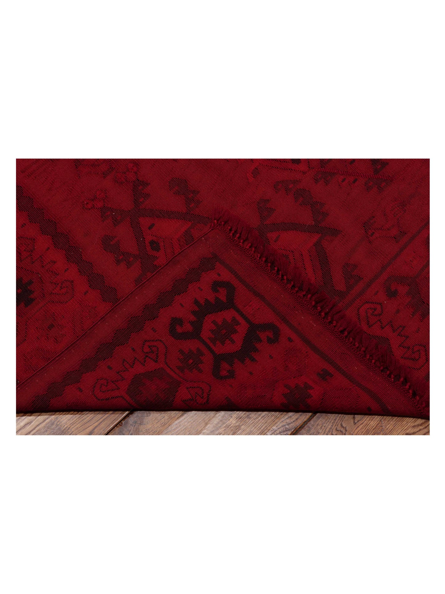 Vintage Red 8.9x12.1 Hand Knotted Rug