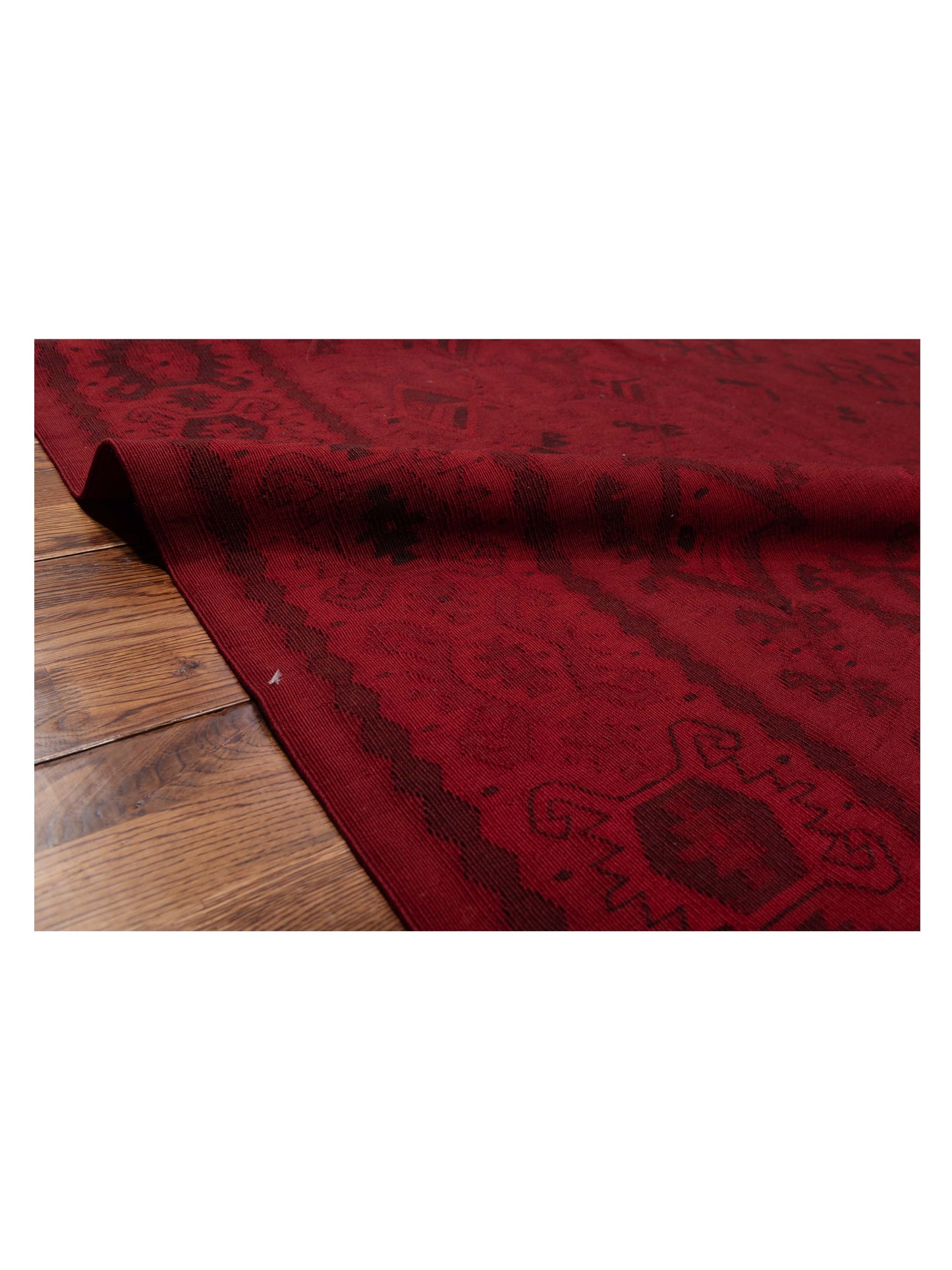 Vintage Red 8.9x12.1 Hand Knotted Rug