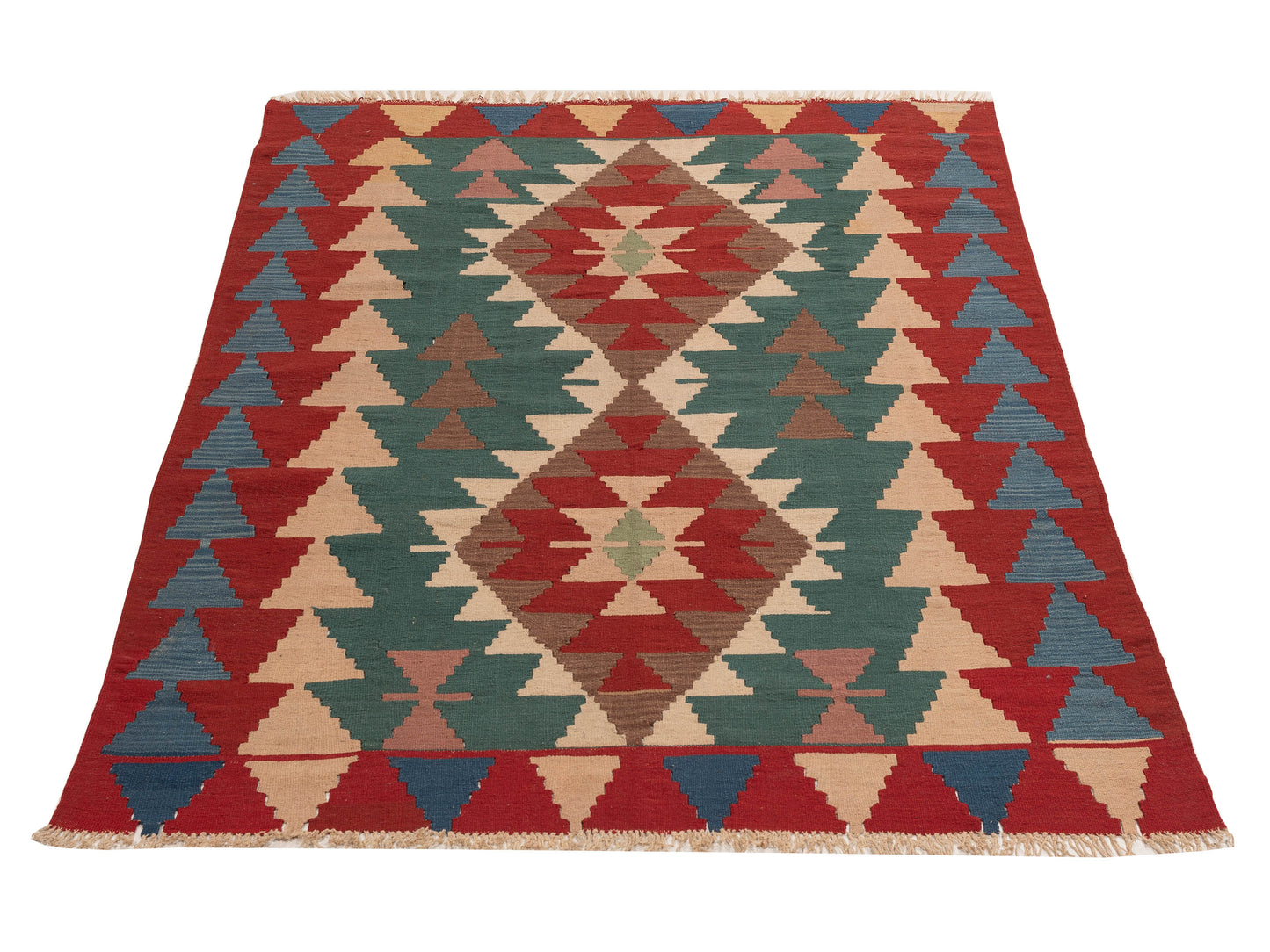 Kilim Multi 5.6x7.7 Hand Woven Rug