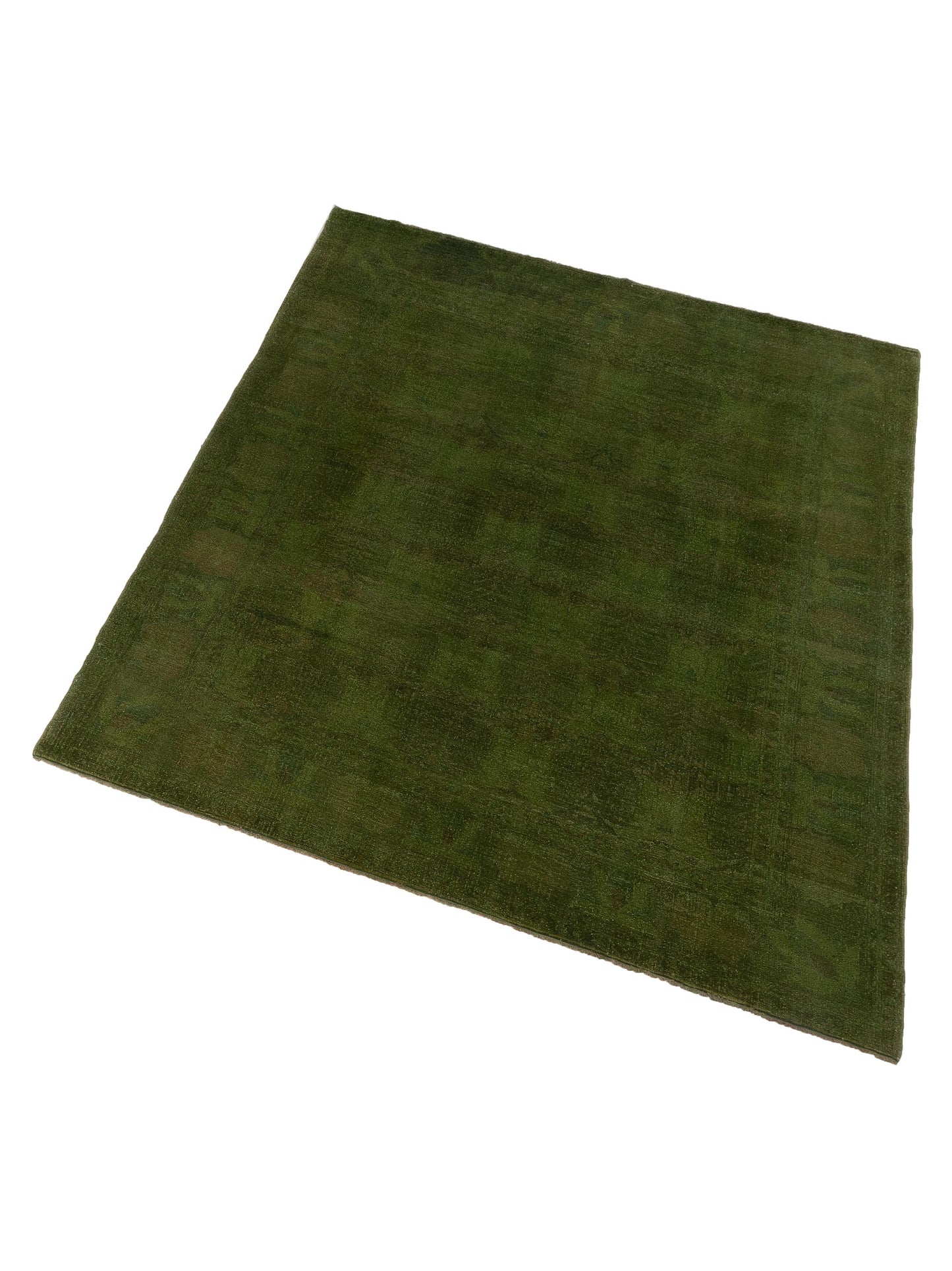 Vintage Green 8.5x9.8 Hand Knotted Rug