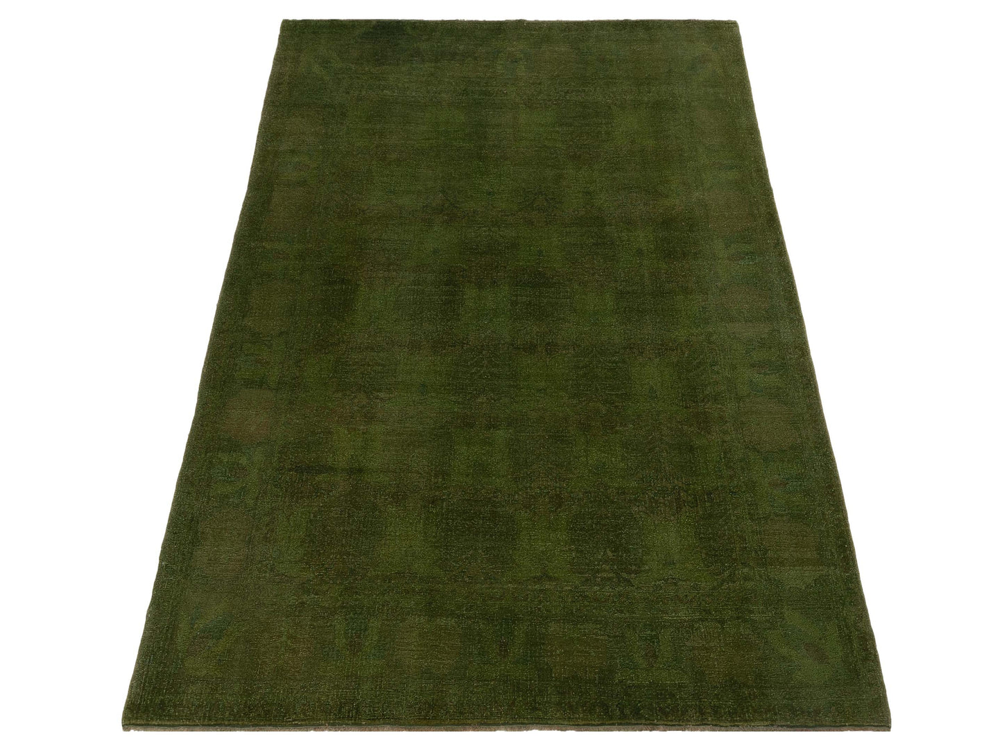 Vintage Green 8.5x9.8 Hand Knotted Rug