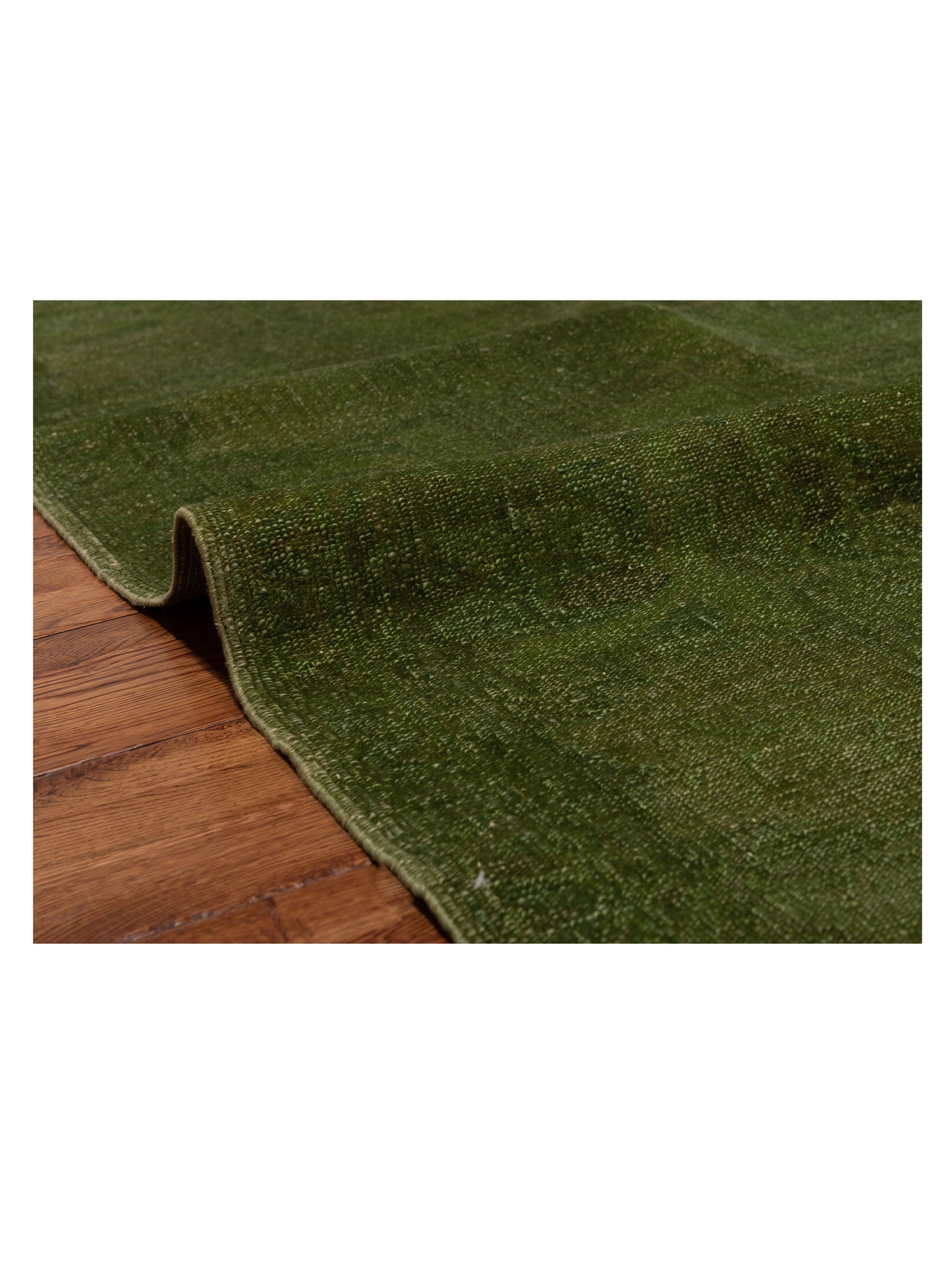 Vintage Green 8.5x9.8 Hand Knotted Rug