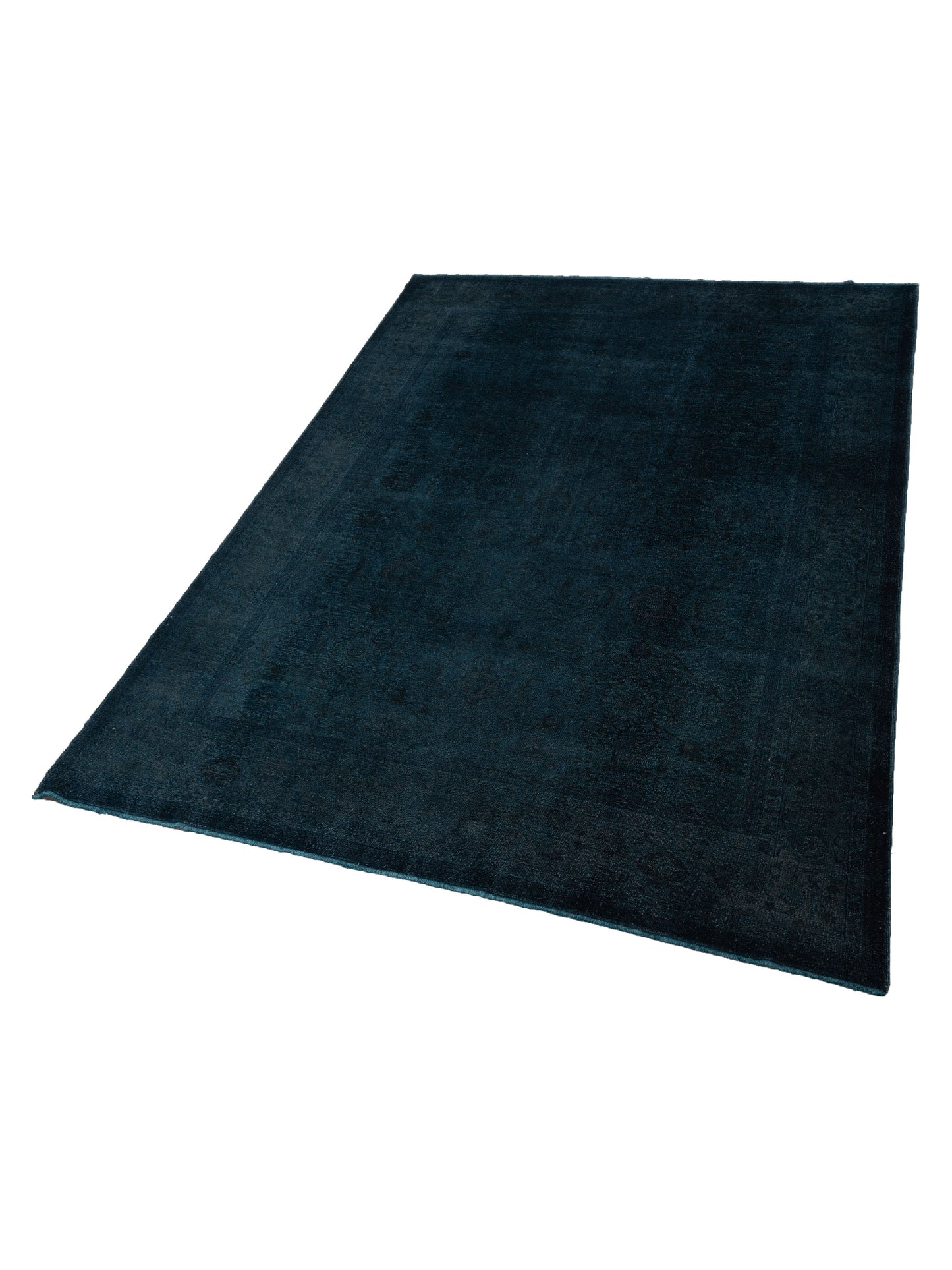 Vintage Indigo 10.3x13.8 Hand Knotted Rug