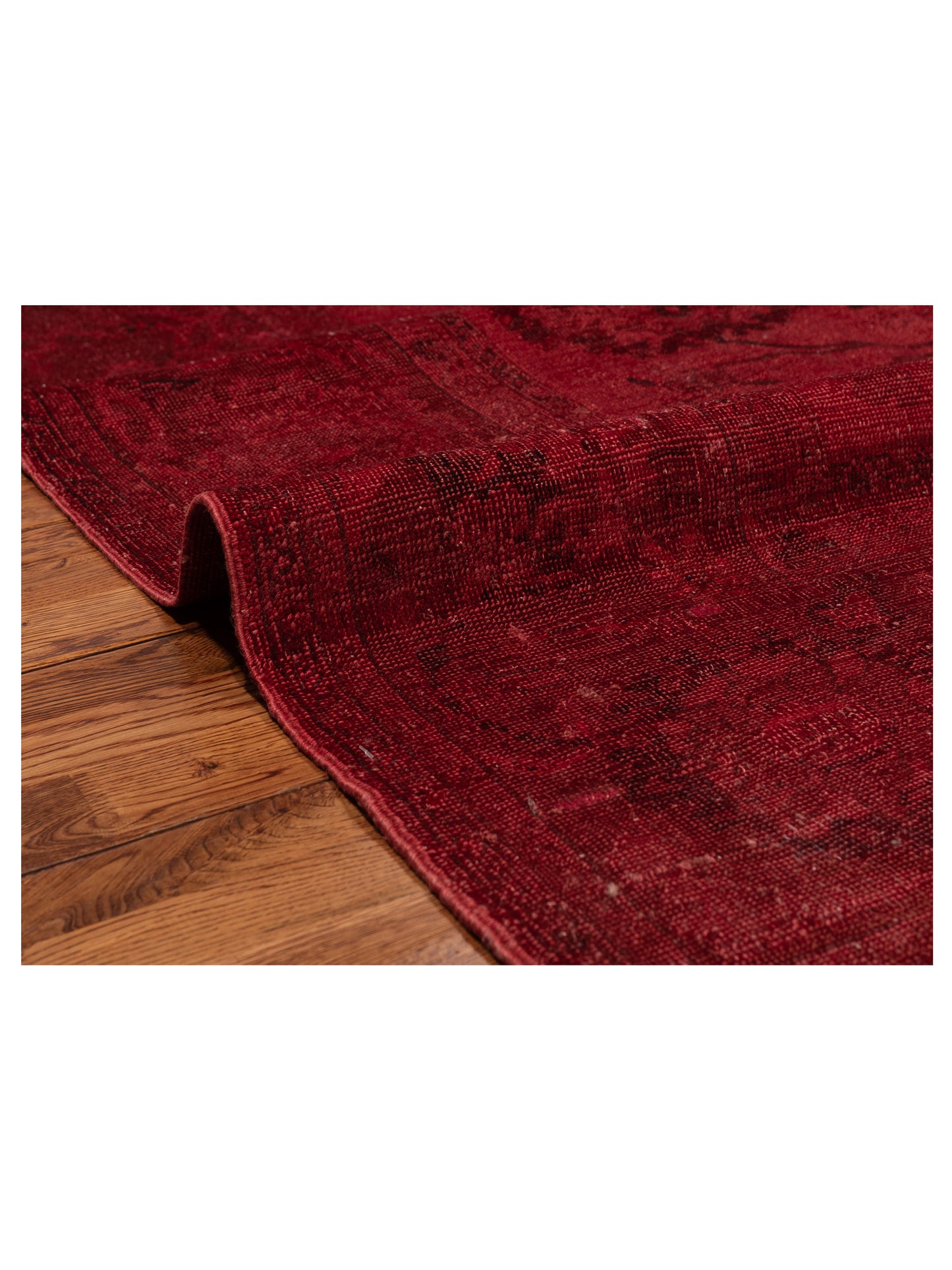 Vintage Red 9.1x11.11 Hand Knotted Rug