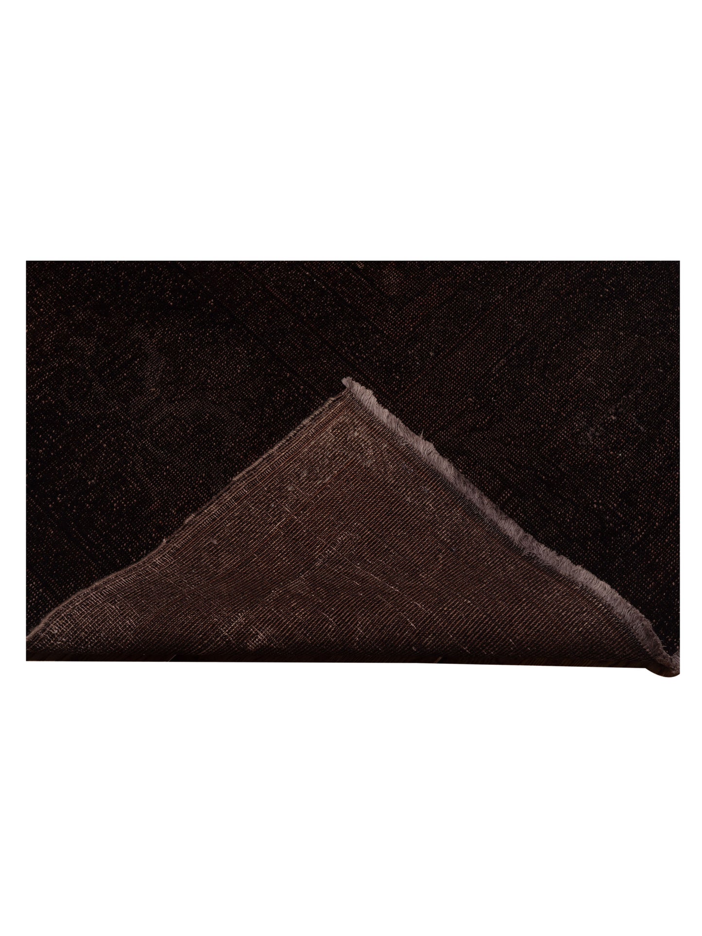 Vintage Dark Brown 10.5x12.6 Hand Knotted Rug