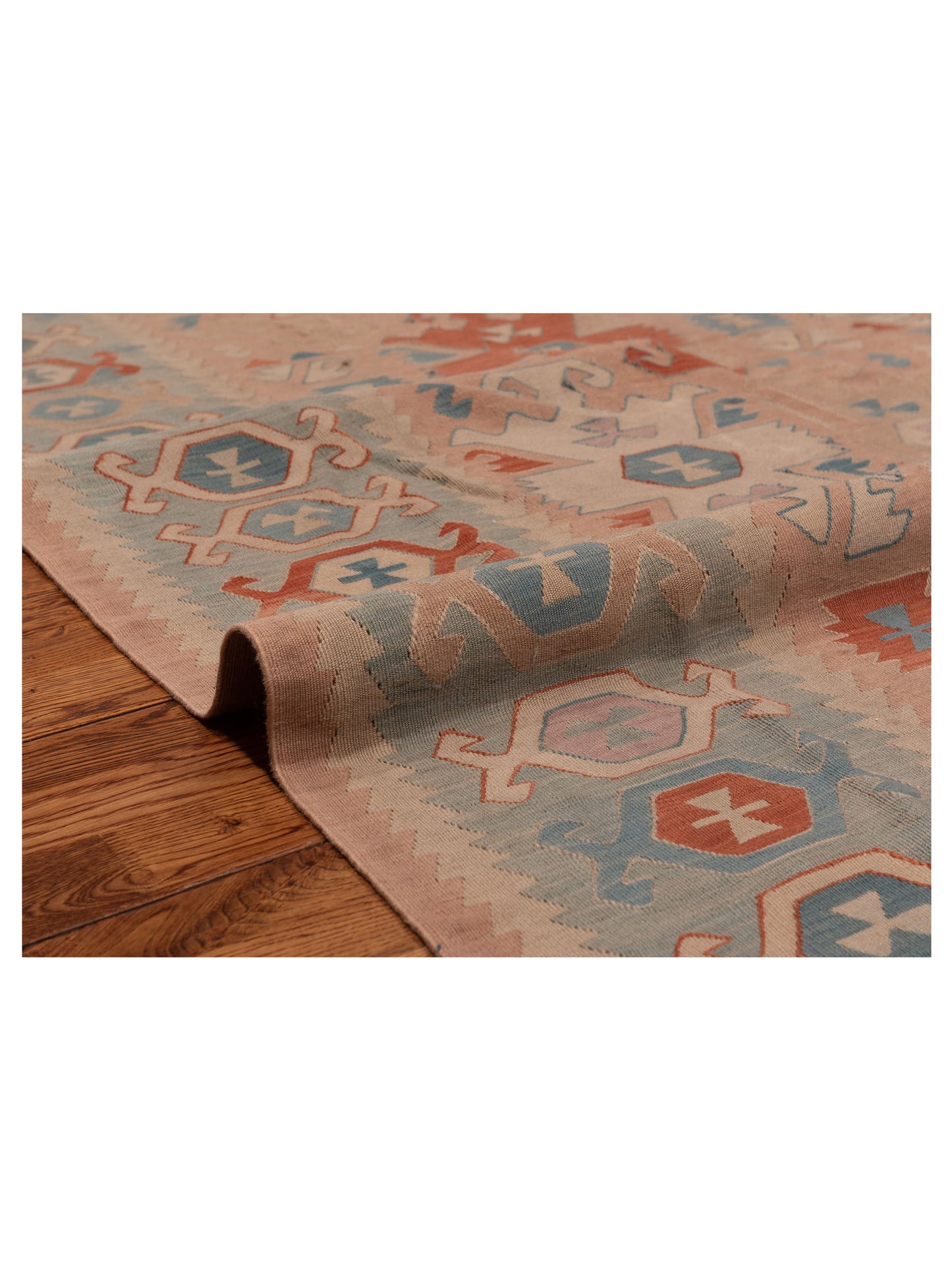 Kilvana Pink Gray 9x12 Hand Woven Rug