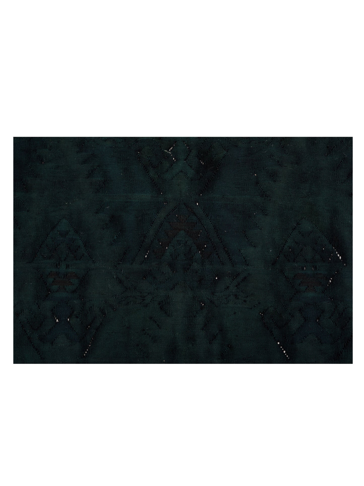 Vintage Dark Blue 10.2x14 Hand Knotted Rug