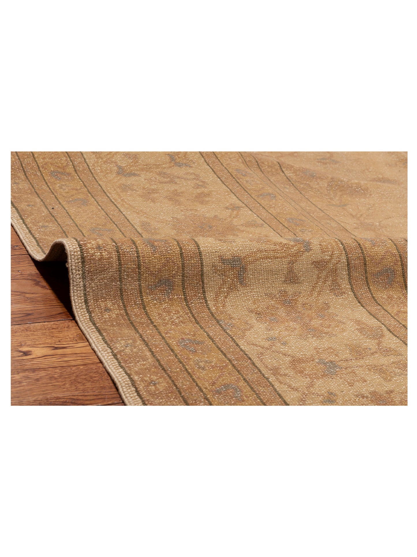 Turkish Elvaria Beige Beige 14.2x20.3 Hand Knotted Rug