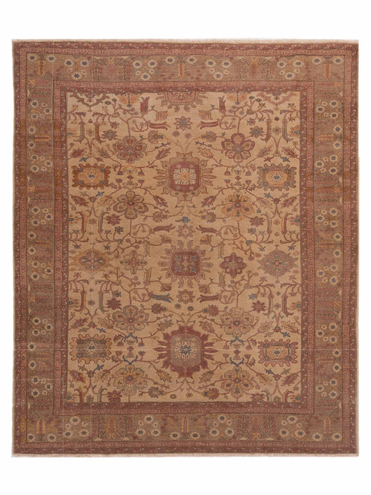 Pasha Turkish Elvan  Beige Light Green Traditional