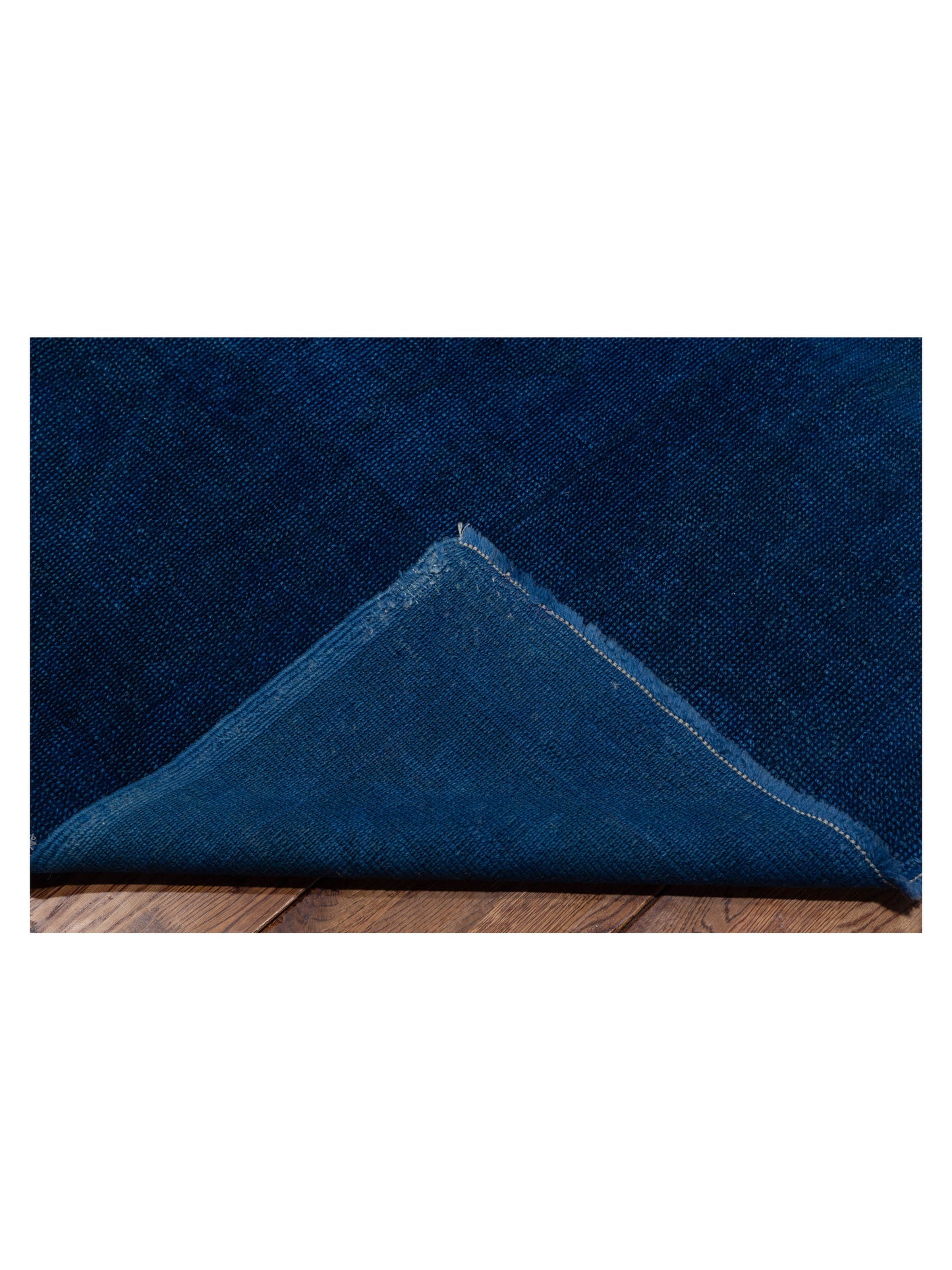 Vintage Dark Blue 9.7x11.11 Hand Knotted Rug